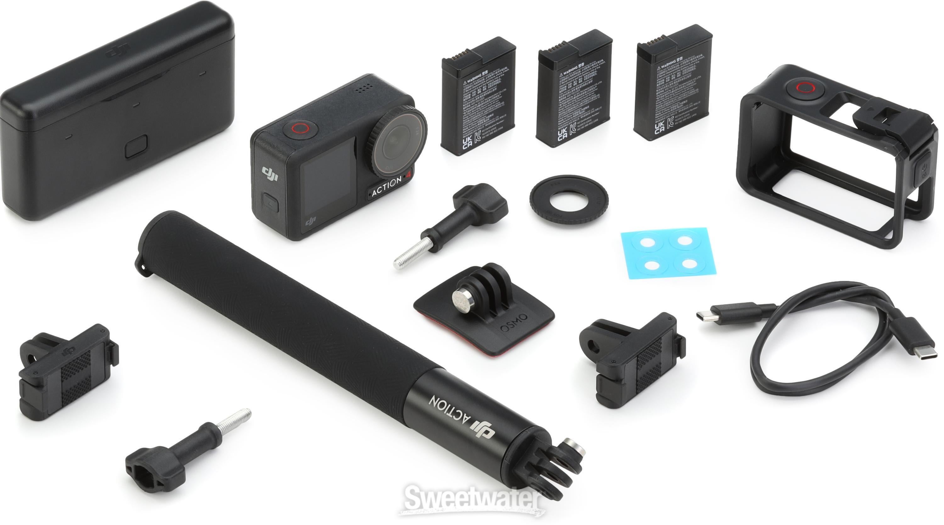 DJI Osmo Action 4 Action Camera - Adventure Combo | Sweetwater
