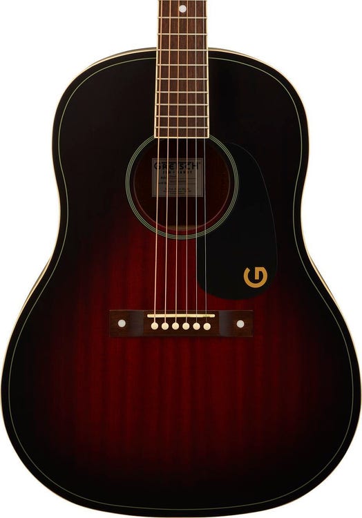Gretsch Jim Dandy Dreadnought Acoustic Guitar - Deep Cherry Burst