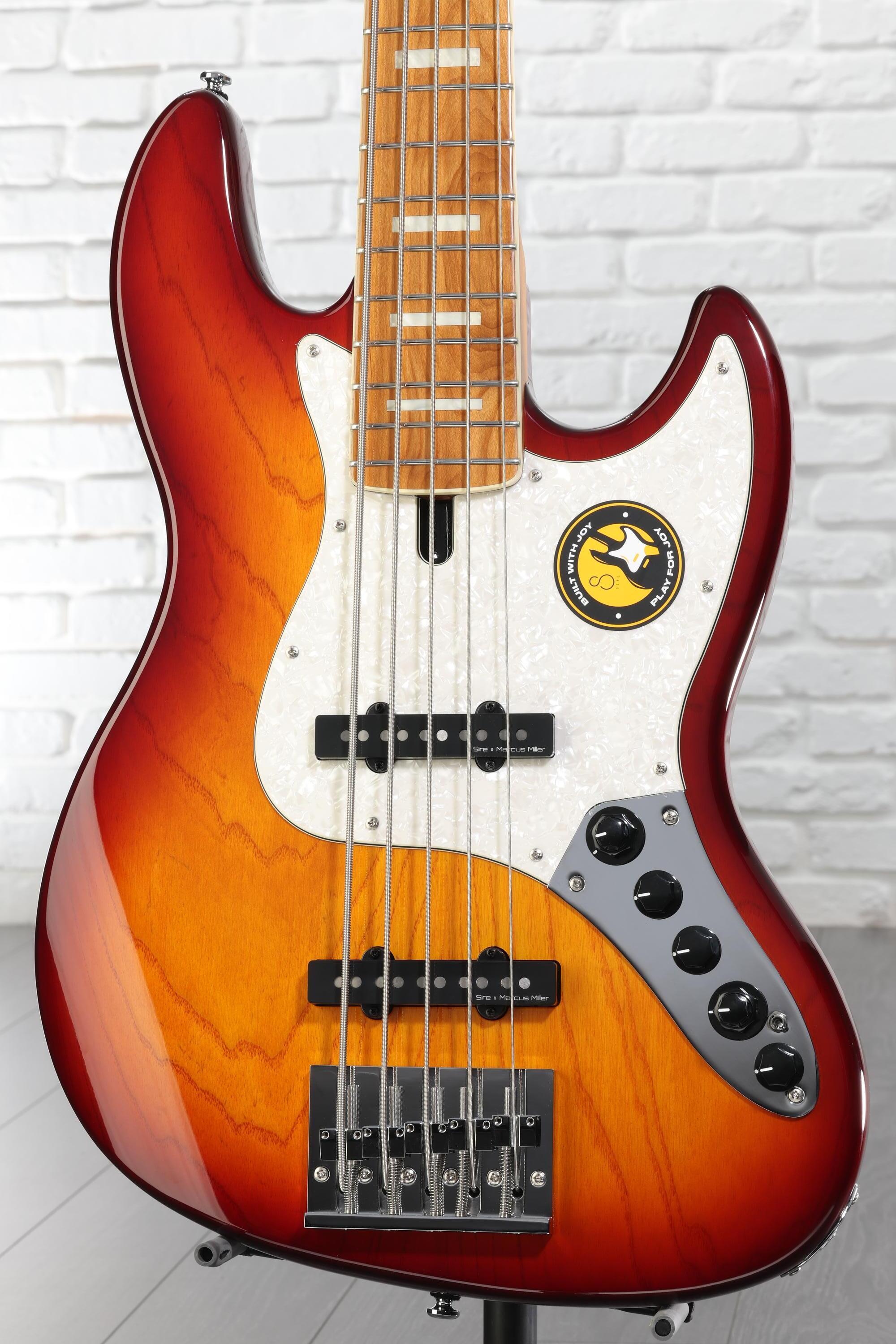 Sire Marcus Miller V8 5-string Bass Guitar - Tobacco Sunburst