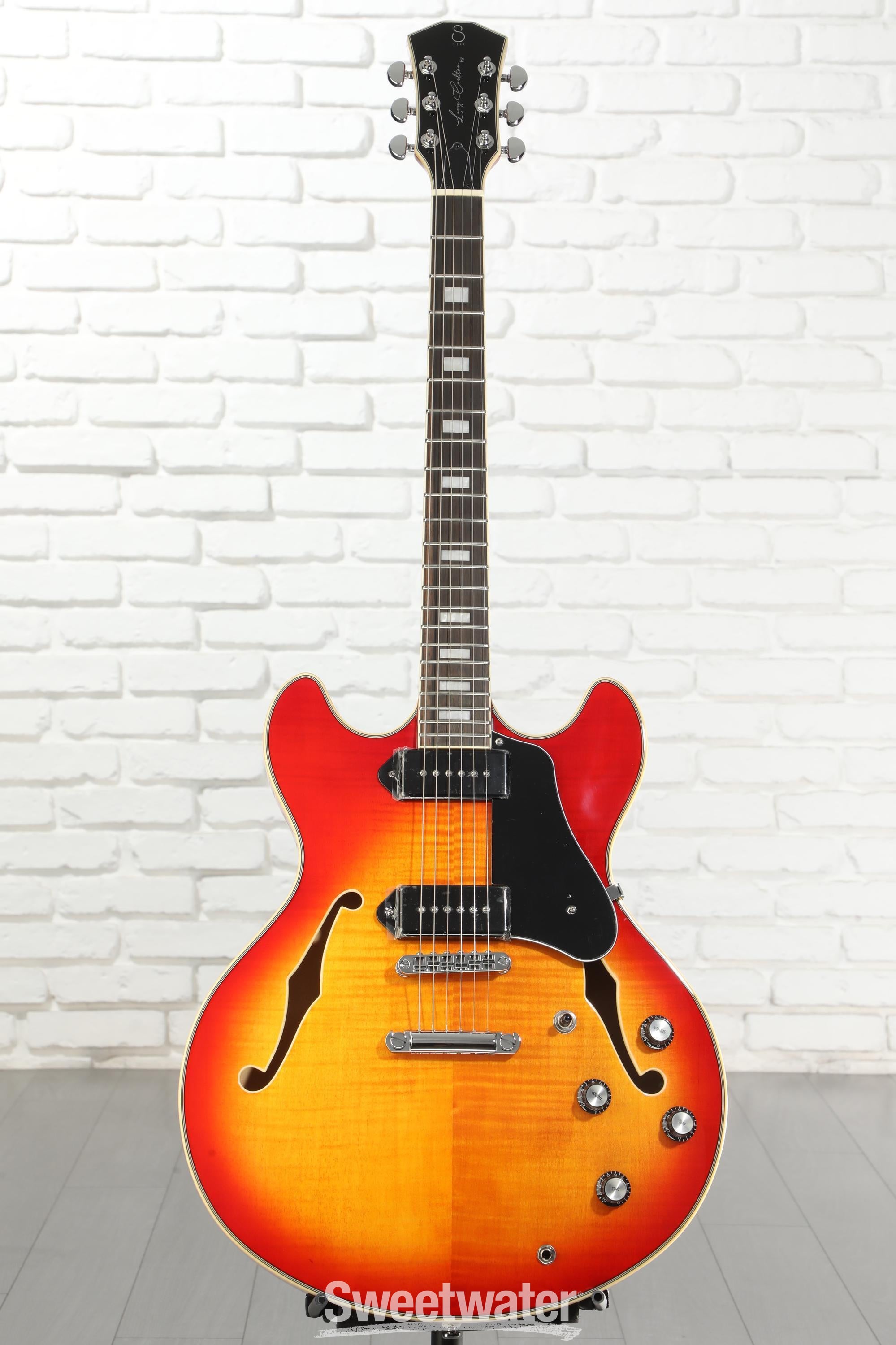 Sire Larry Carlton H7V Semi-hollowbody Electric Guitar - Cherry