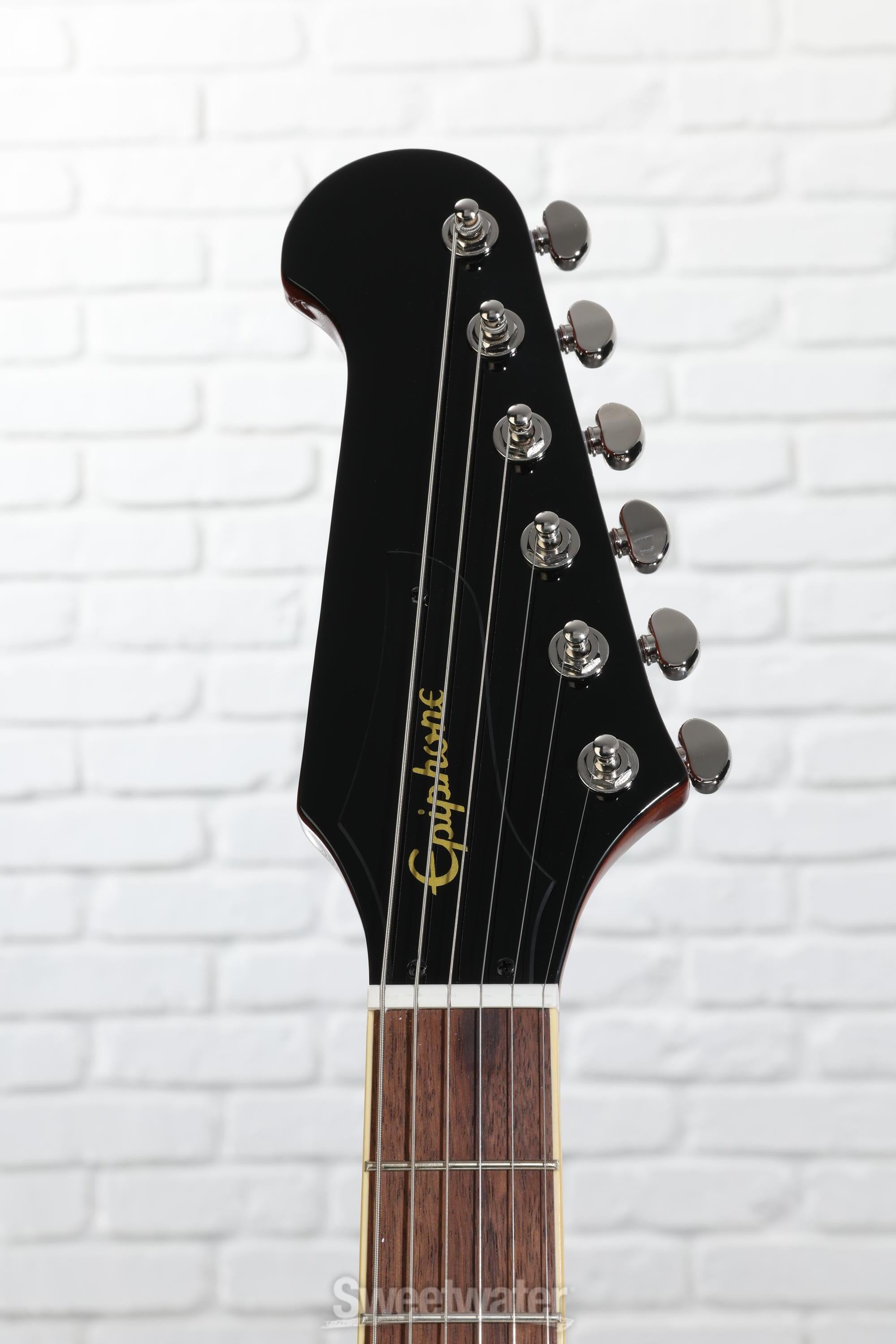 epiphone Firebird Vintage Sunburst　エピフォン Epiphone Firebird Electric Guitar - Vintage Sunburst | Sweetwater