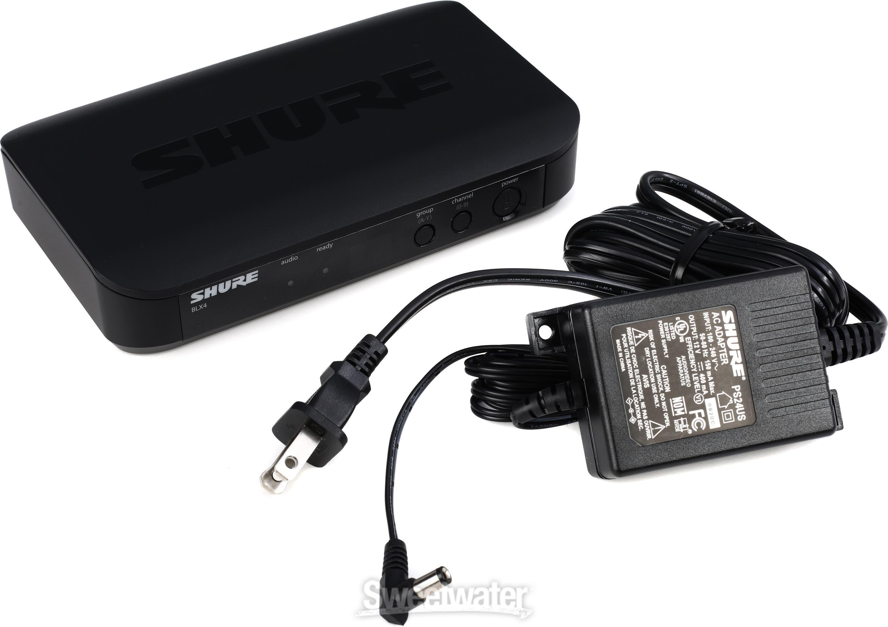 Shure BLX4 Wireless Receiver - J11 Band | Sweetwater