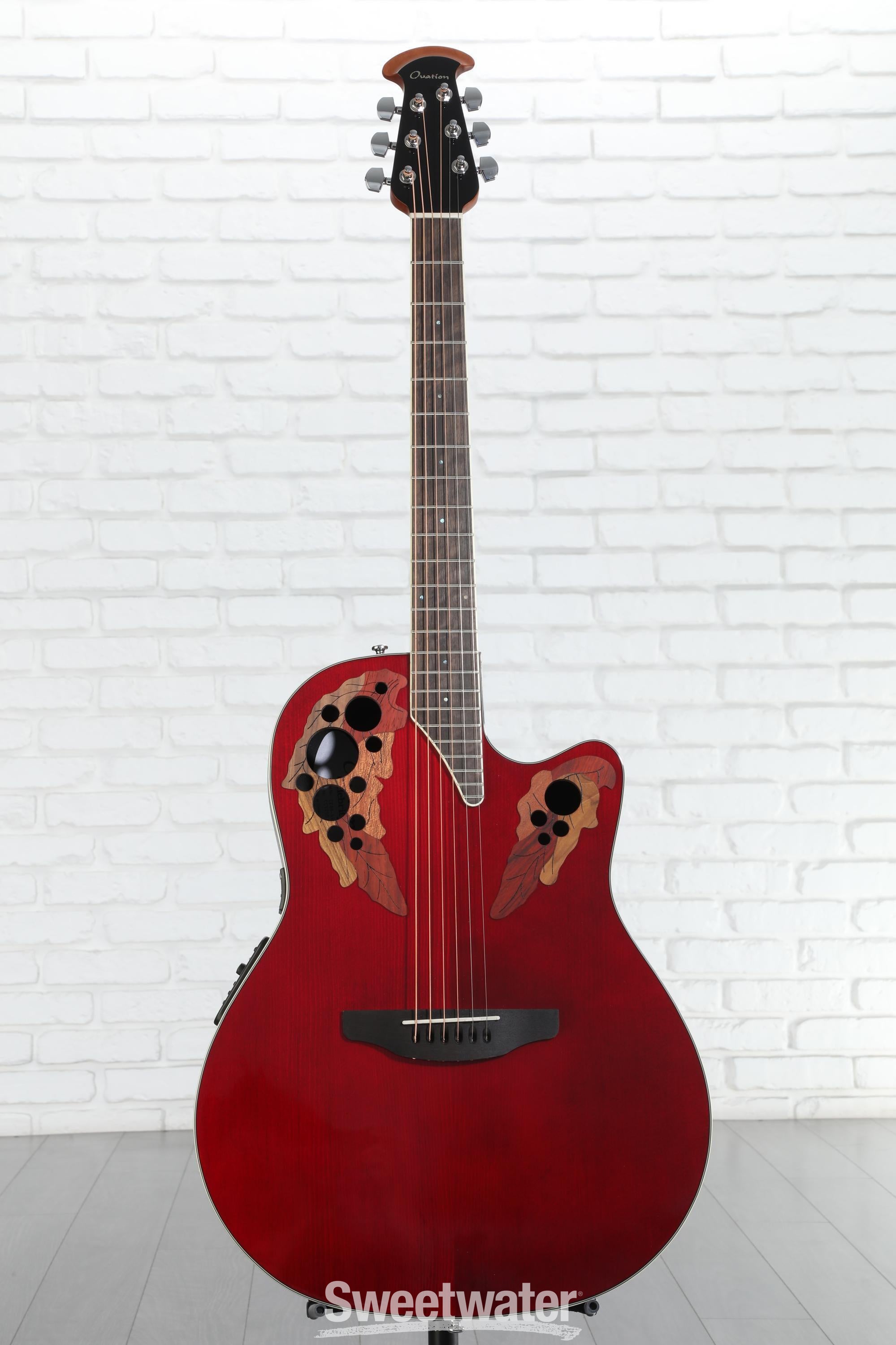 Ovation Celebrity Elite Super Shallow - Ruby Red | Sweetwater