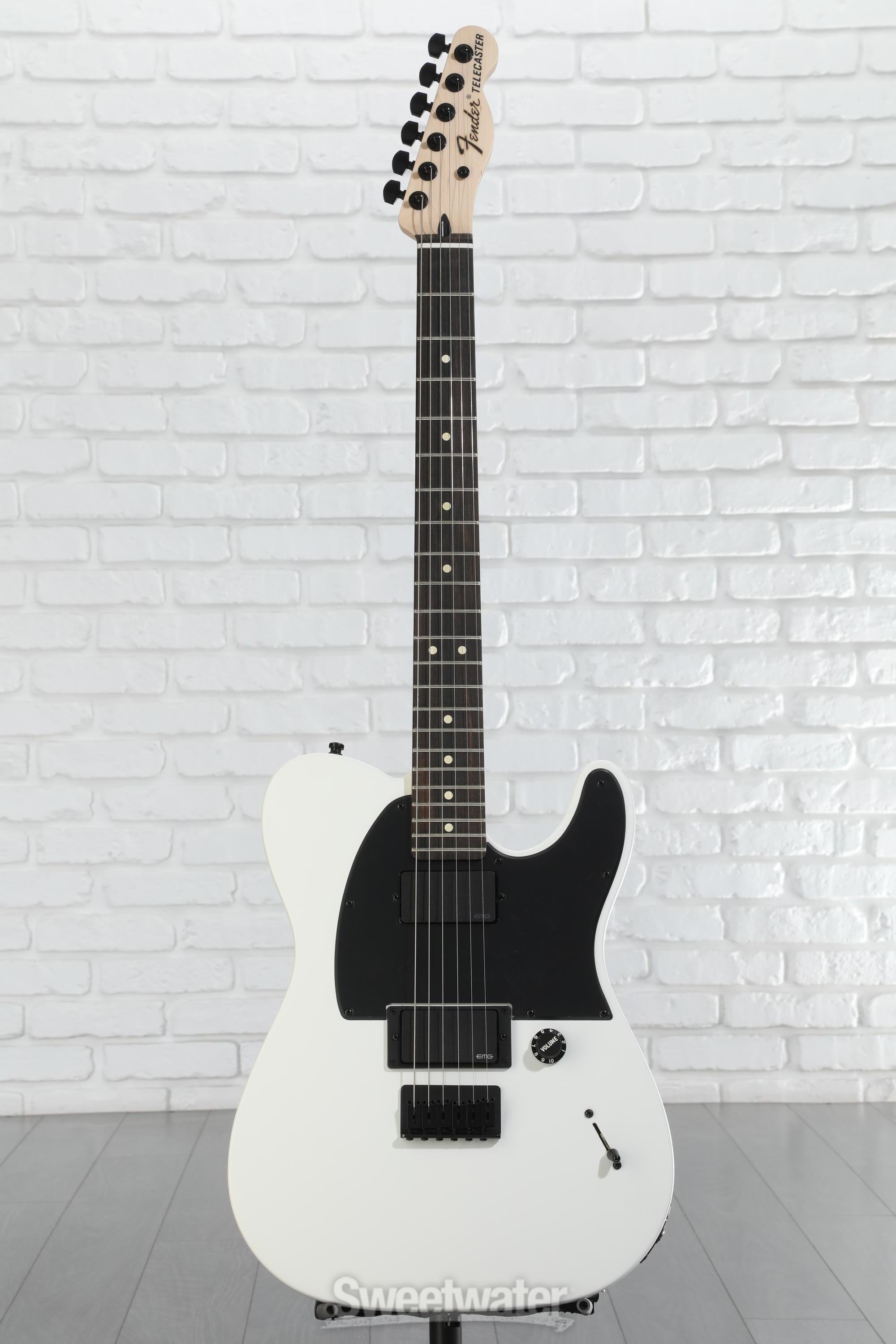 ギター Fender Mexico Telecaster Jim Root Fender Jim Root Telecaster HH - White with Ebony Fingerboard