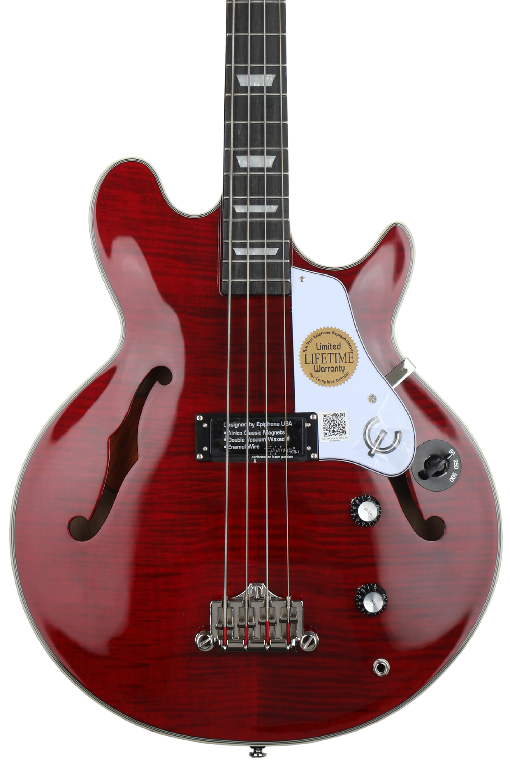 Epiphone 20th Anniversary Jack Casady Bass - Wine Red | Sweetwater