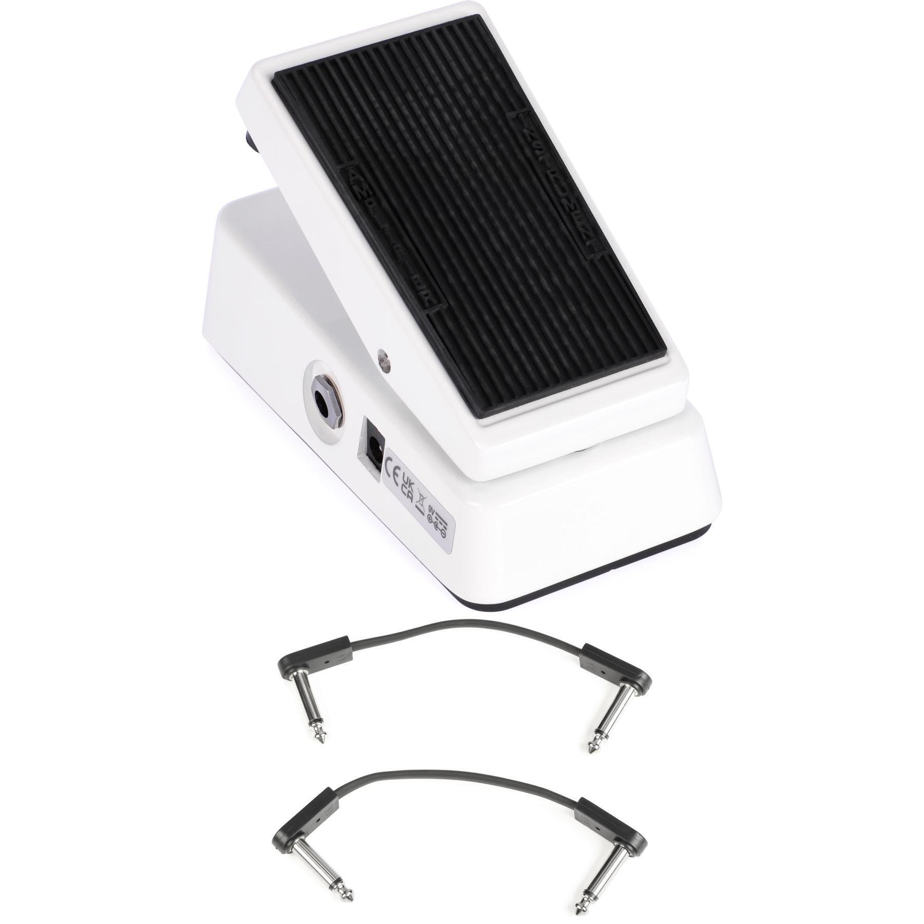 Dunlop CBM105Q Cry Baby Mini Bass Wah Pedal with EBS Patch Cables