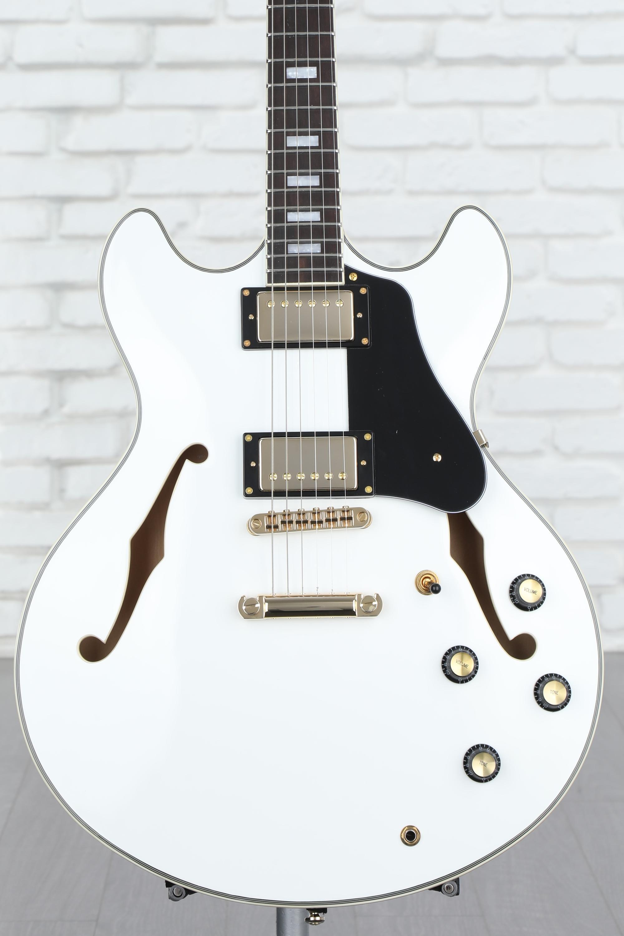 Sire Larry Carlton H7 Semi-hollow Electric Guitar - White