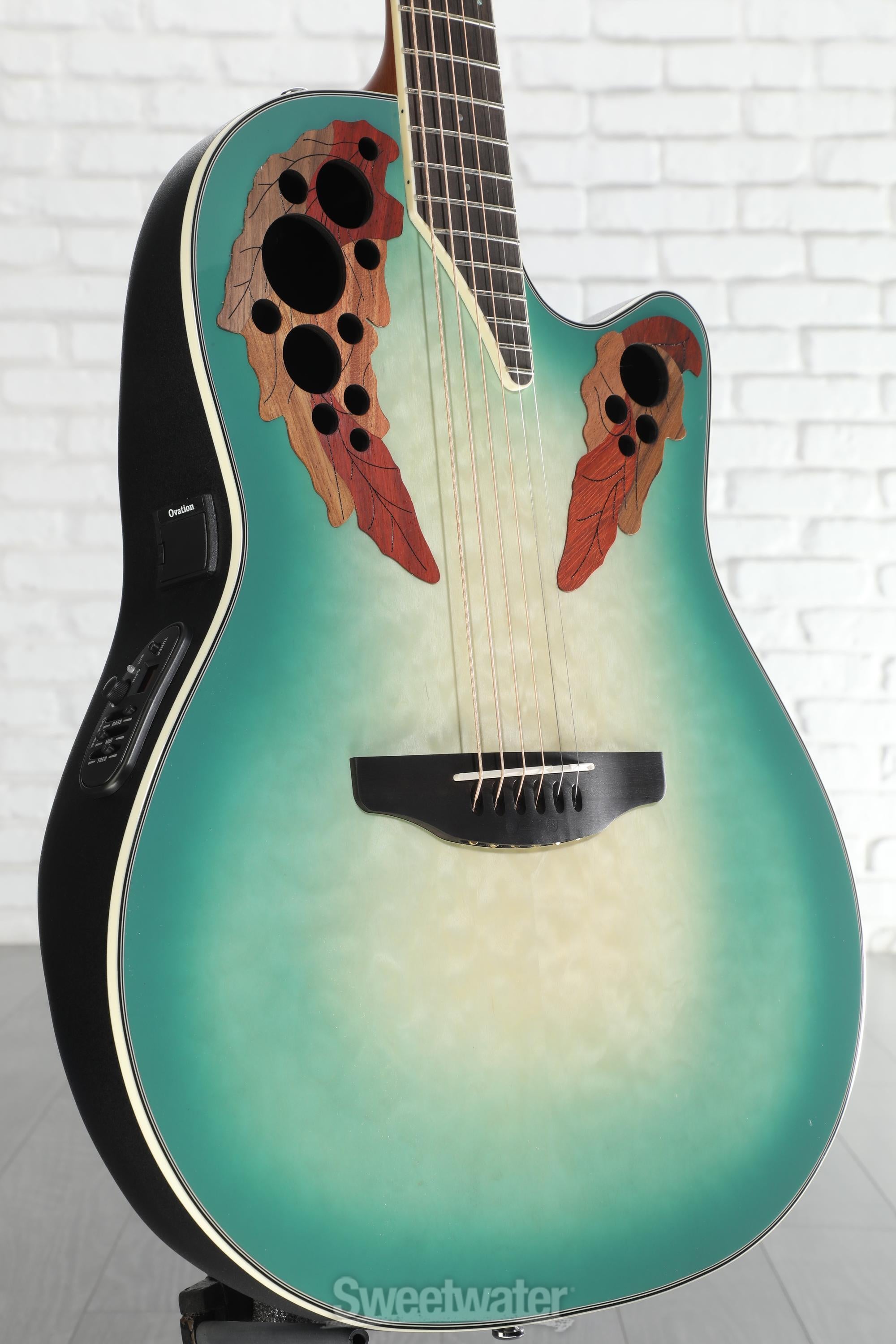 Ovation Celebrity Elite Plus CE44X-9B Mid-depth Acoustic-electric