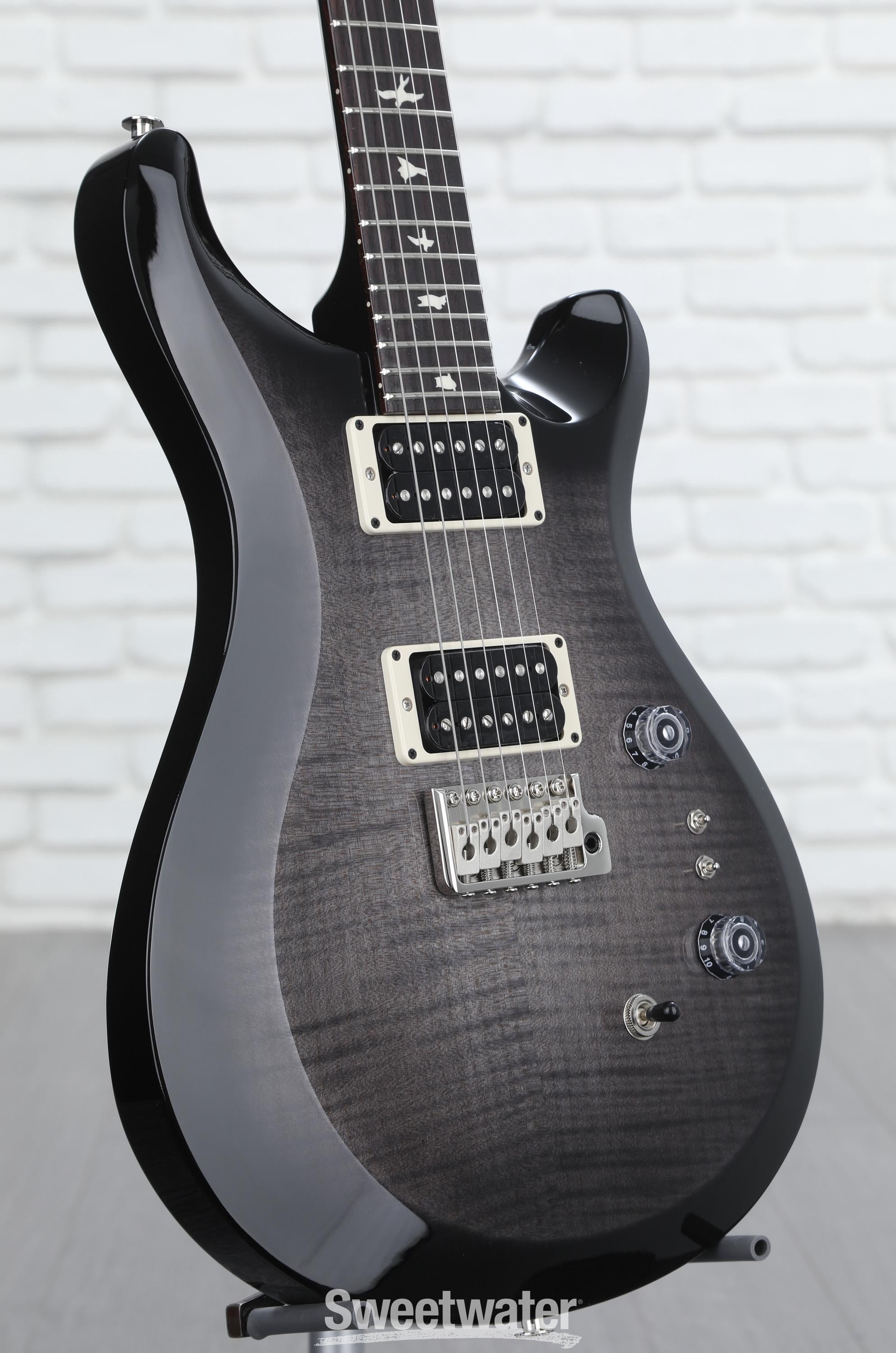 PRS S2 Custom 24-08 Electric Guitar - Faded Gray Black Burst