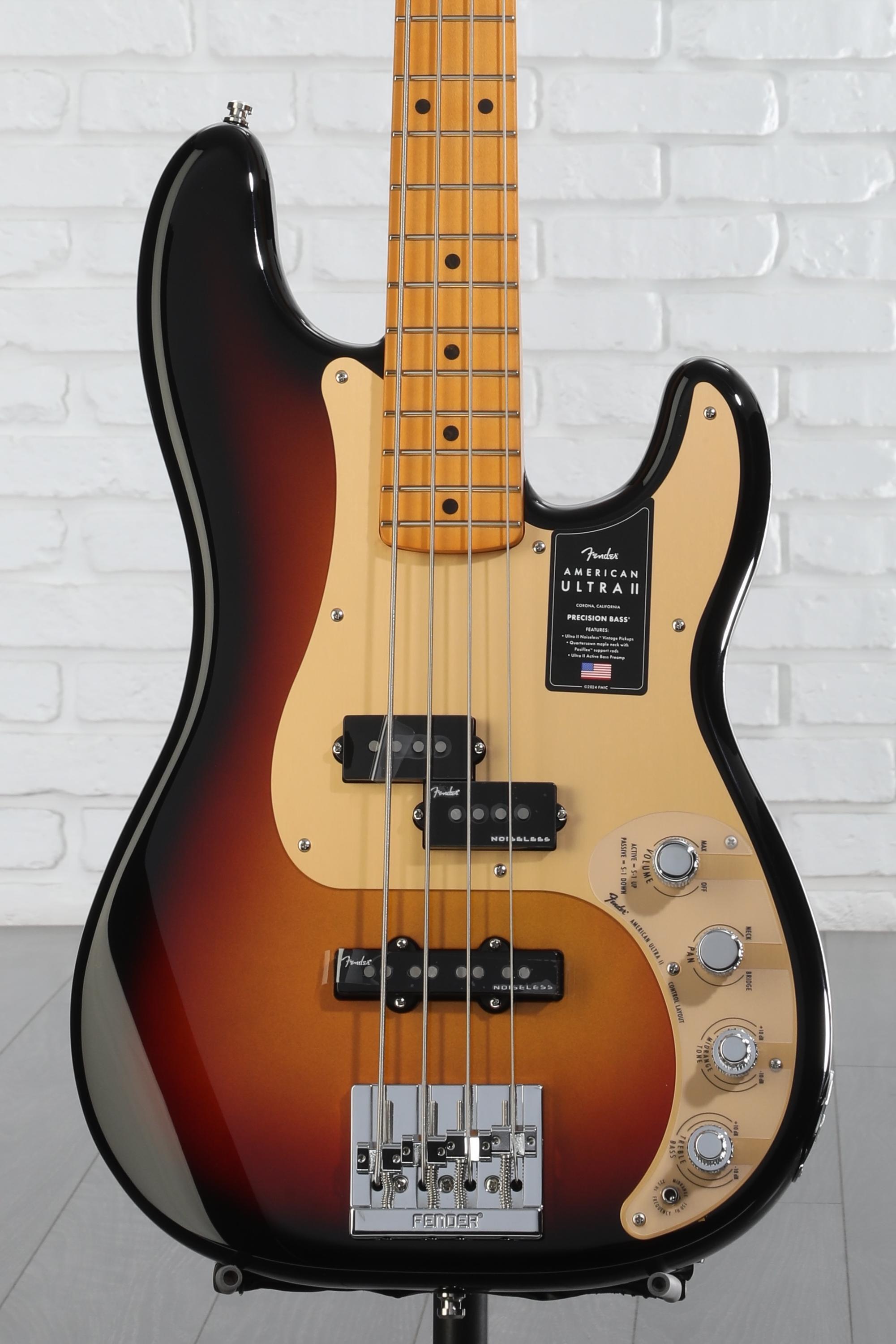ベース Fender USA Ultra Precision Bass Fender American Ultra II Precision Bass - Ultraburst