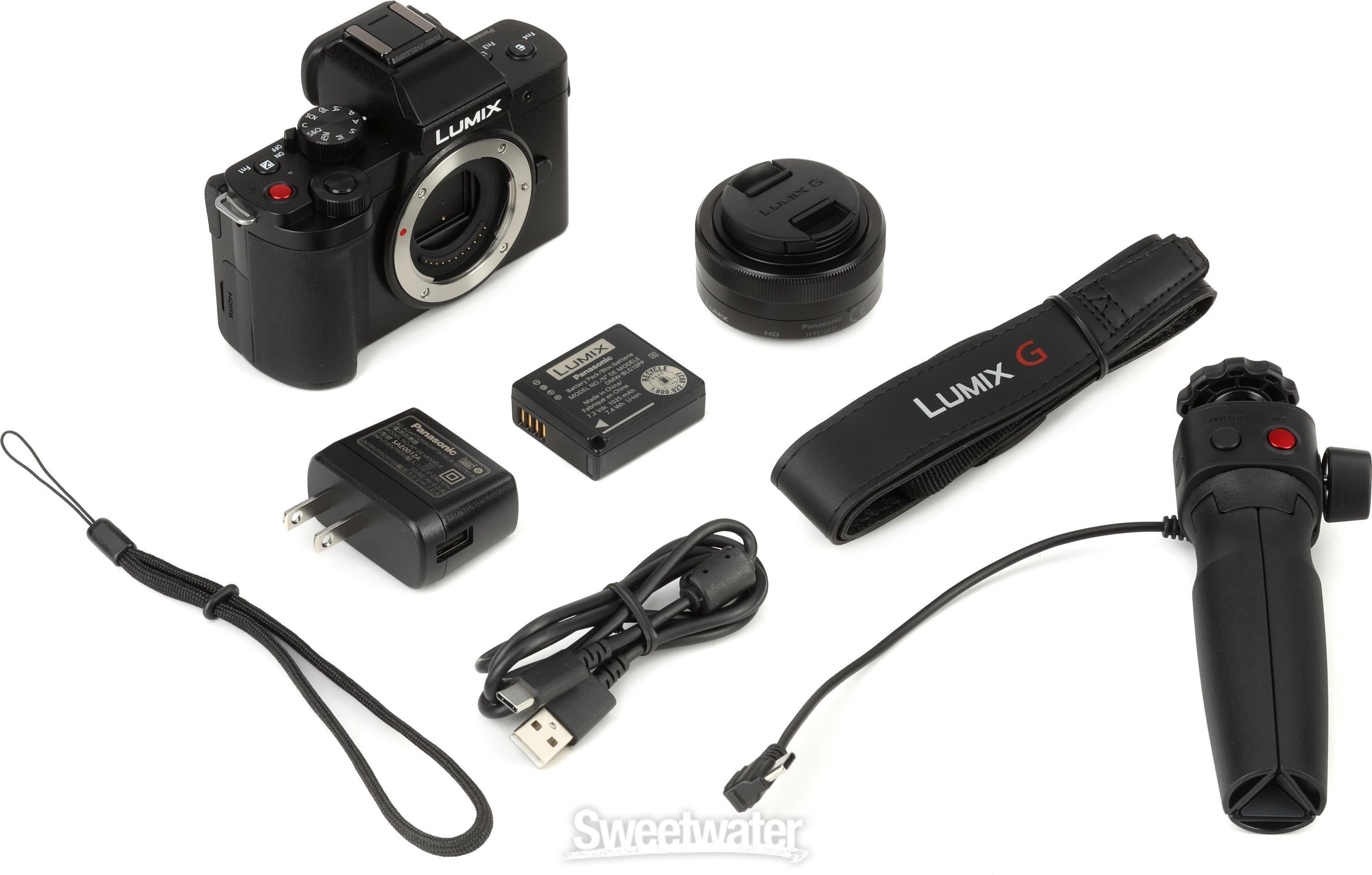 Panasonic Lumix G100D Mirrorless Camera and Lens with Tripod