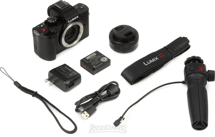 Lens Lumix G7 Grip Panasonic Lumix G100D Mirrorless Camera And