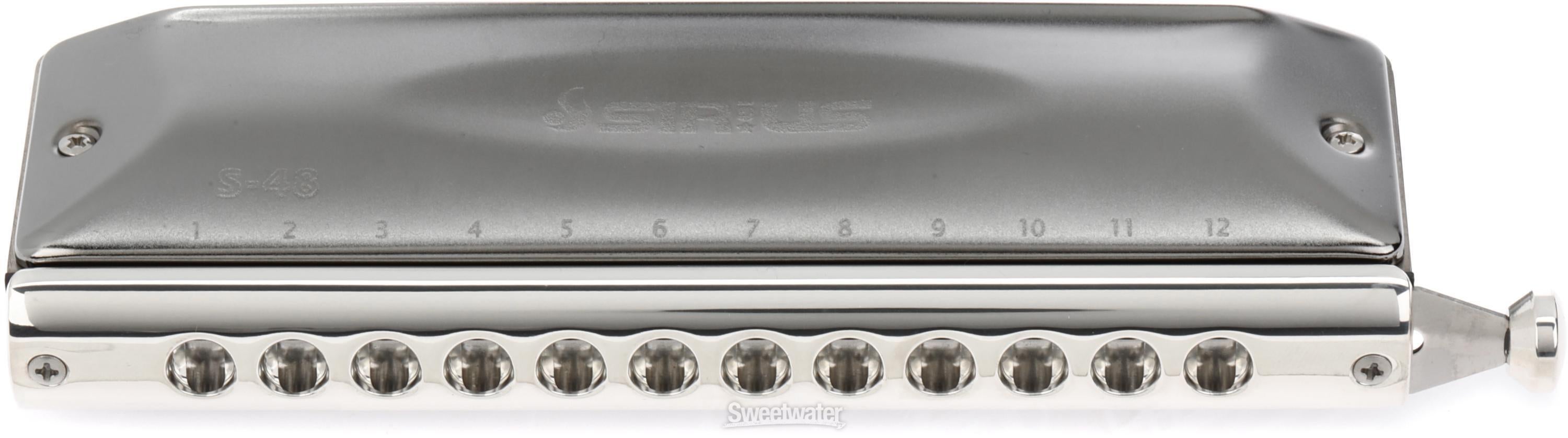 Suzuki S-48S Sirius 12-hole Chromatic Harmonica - C4-D7 | Sweetwater