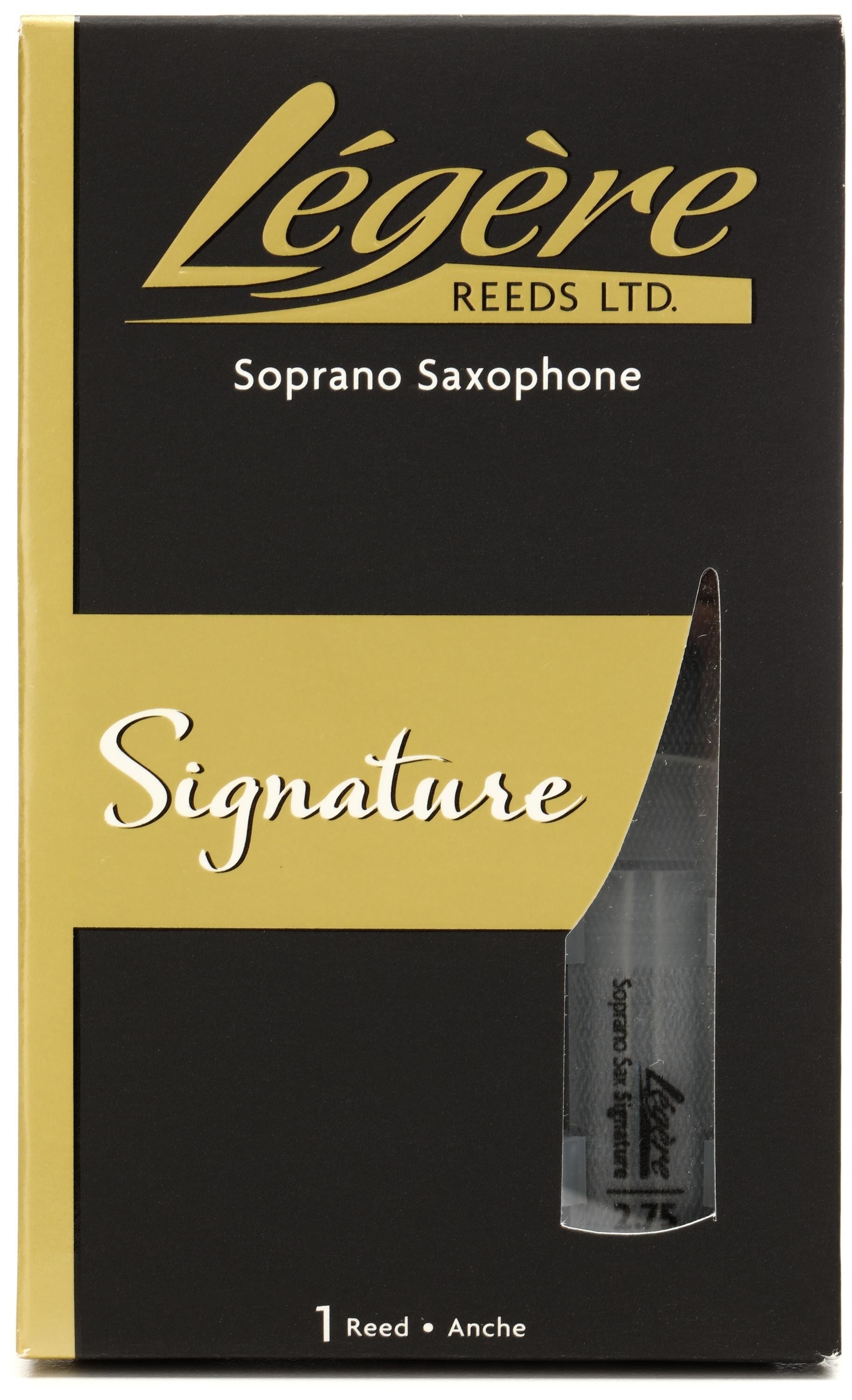 Legere LGSSSS2.75 Signature Soprano Saxophone Reed 2.75 Sweetwater