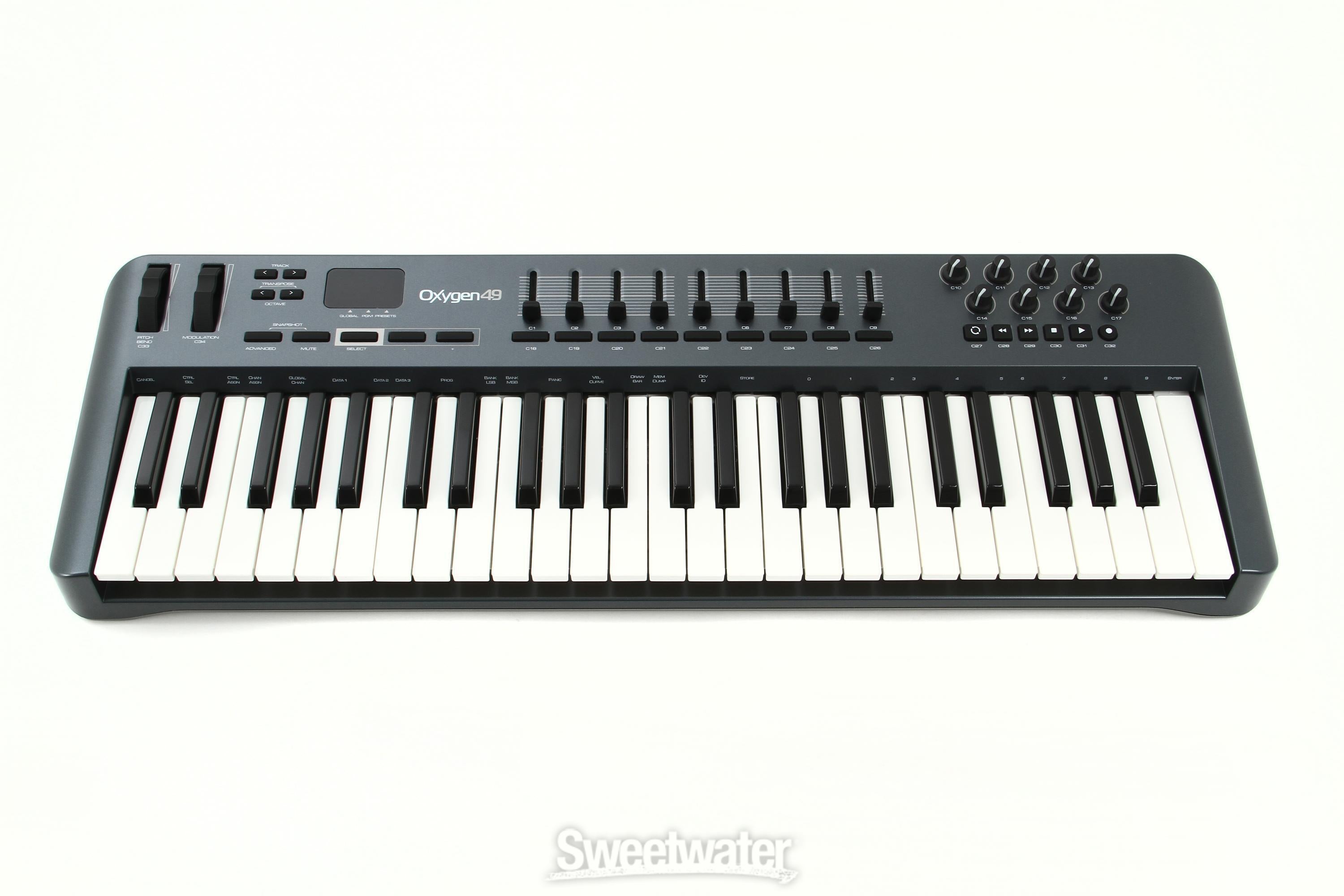 M-AUDIO Oxygen 49 MIDIキーボード 製品情報：Oxygen 49：M-AUDIO