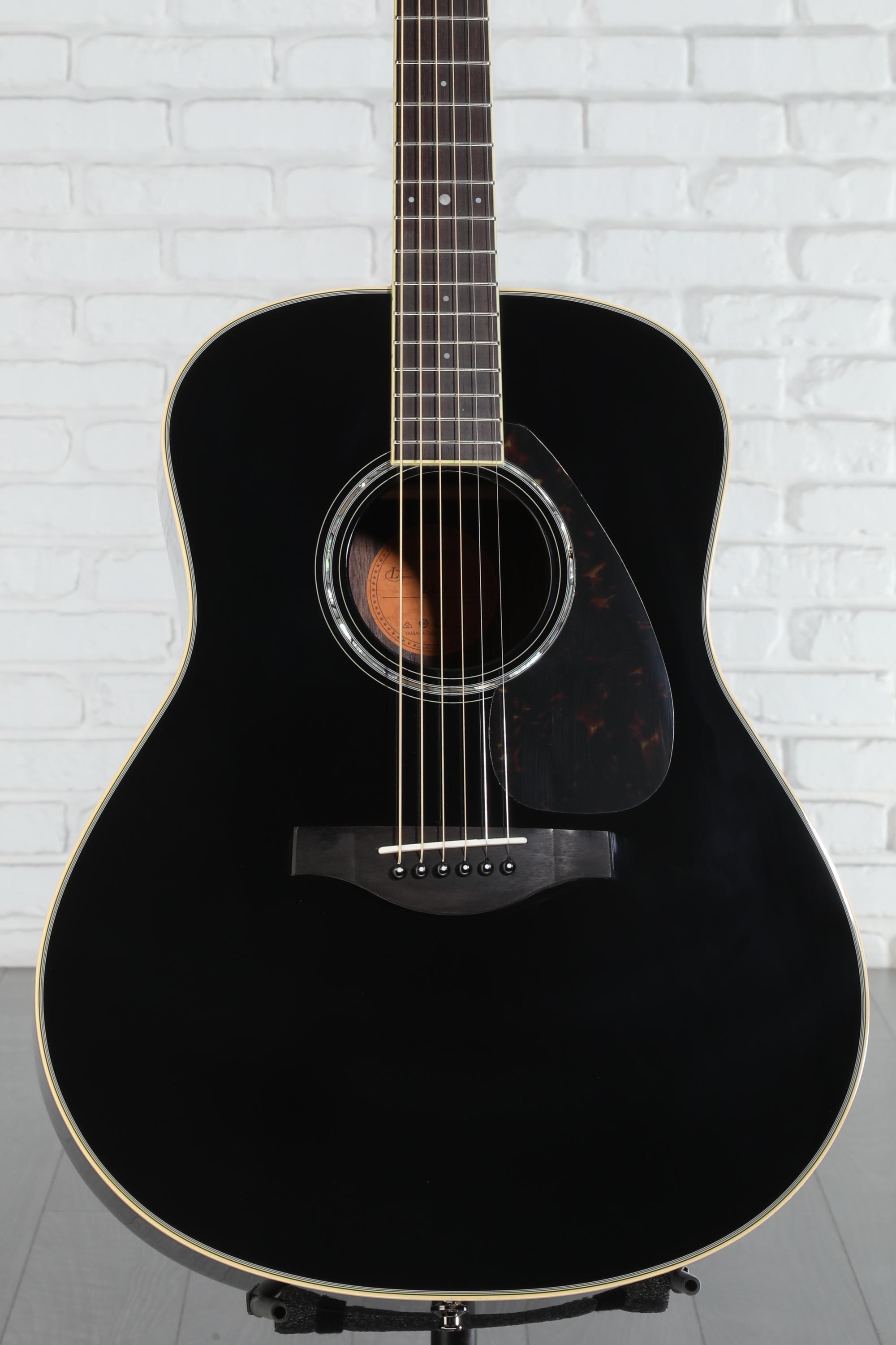 Yamaha LL6 ARE Original Jumbo Acoustic Guitar - Black | Sweetwater