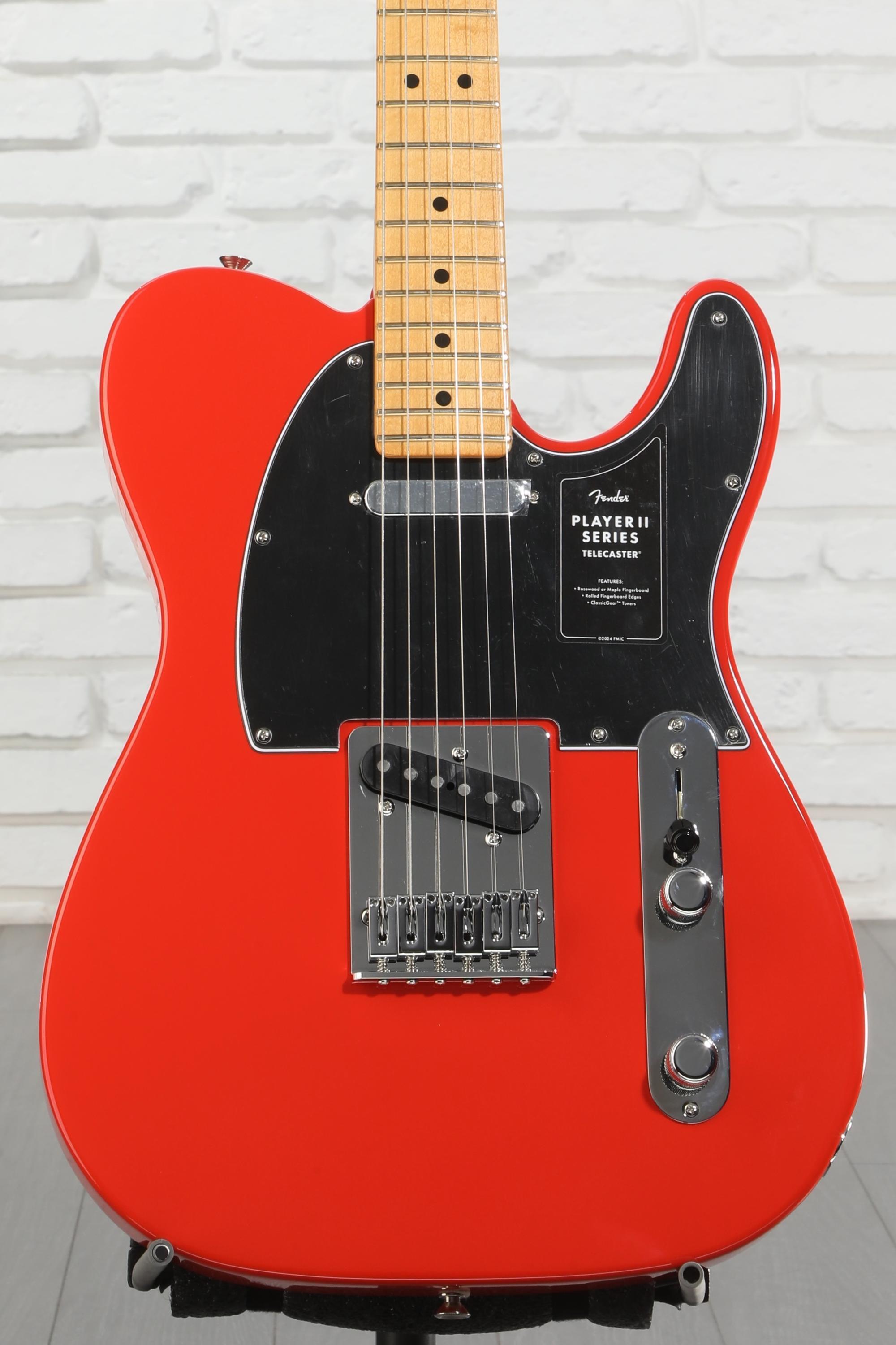 Fender Player II Telecaster Electric Guitar - Coral Red with Maple