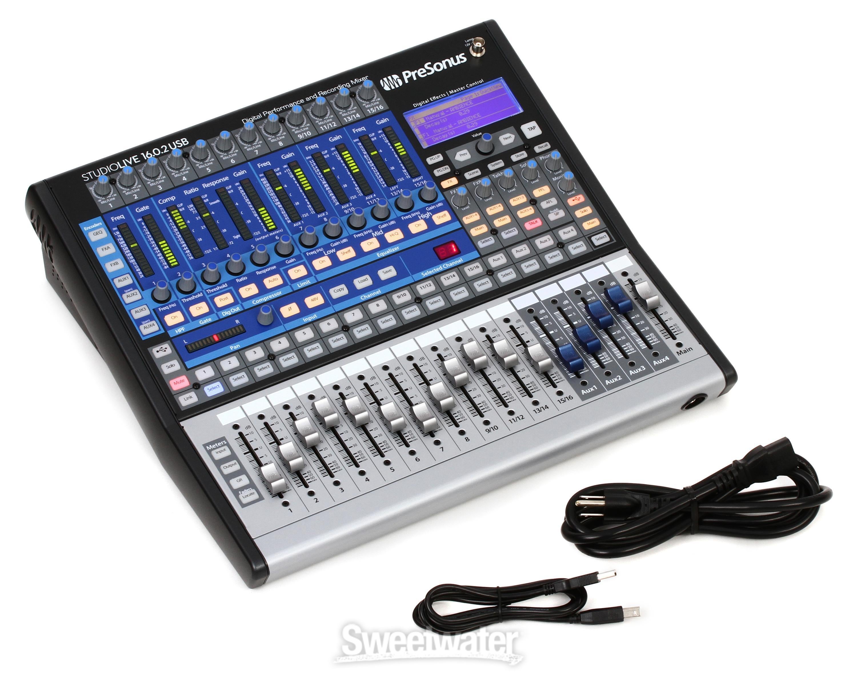 PreSonus StudioLive 16.0.2 USB 16-channel Digital Mixer | Sweetwater