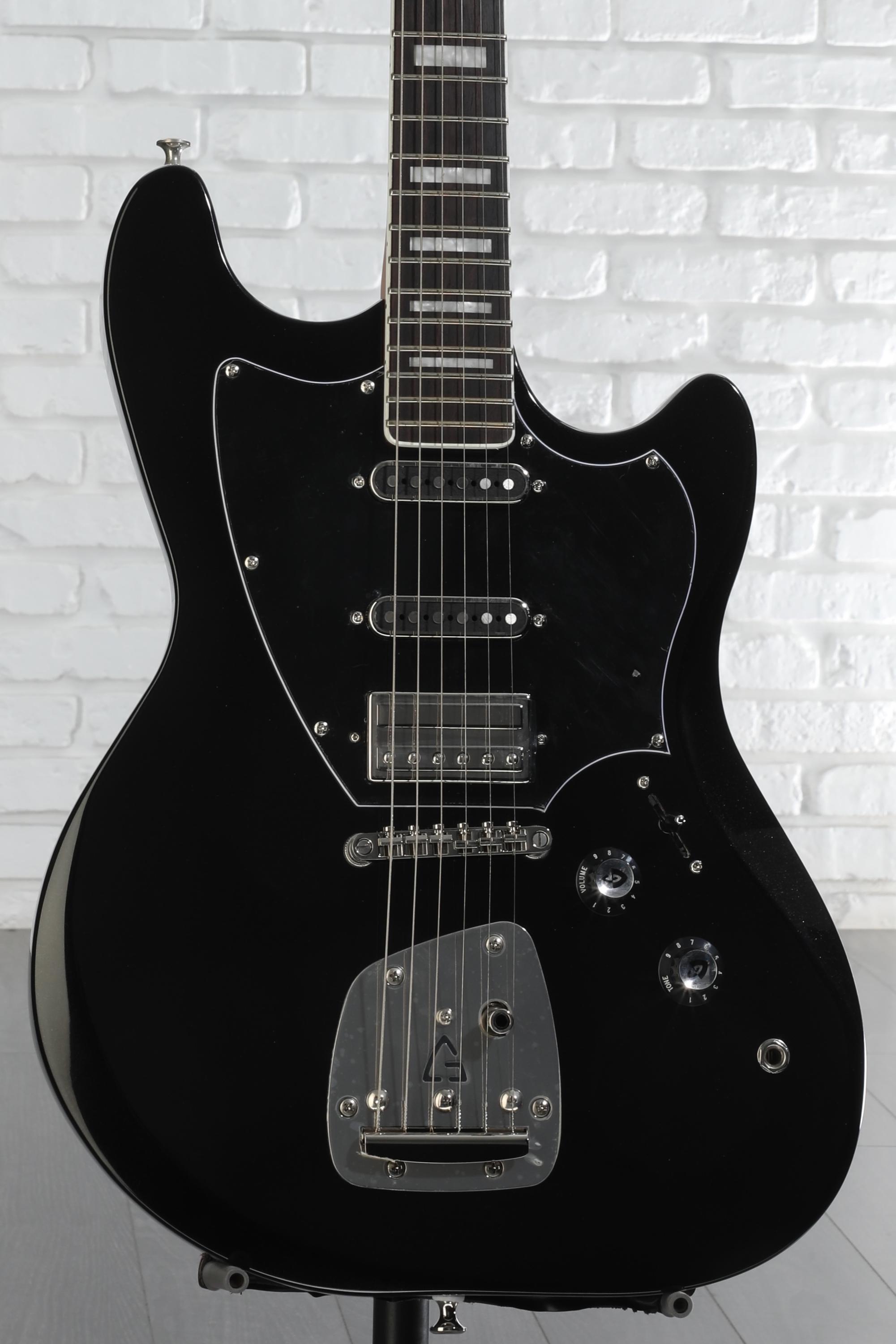 Guild Surfliner Deluxe Solidbody Electric Guitar - Black Metallic