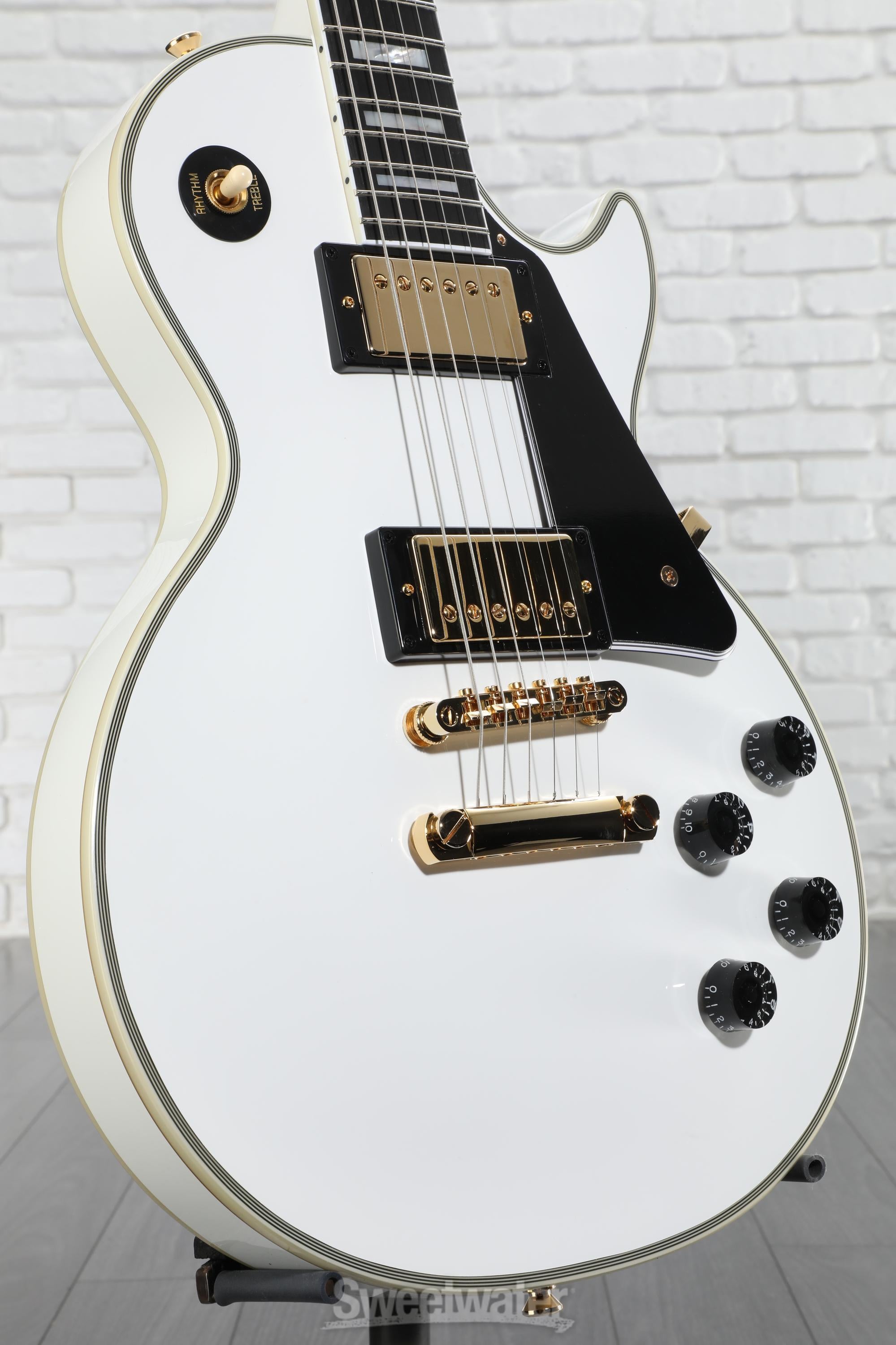 Epiphone Les Paul Custom Electric Guitar - Alpine White