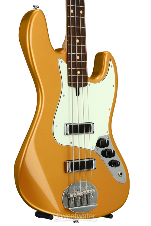 Lakland Skyline J Sonic 4 - Aztec Gold with Rosewood Fingerboard