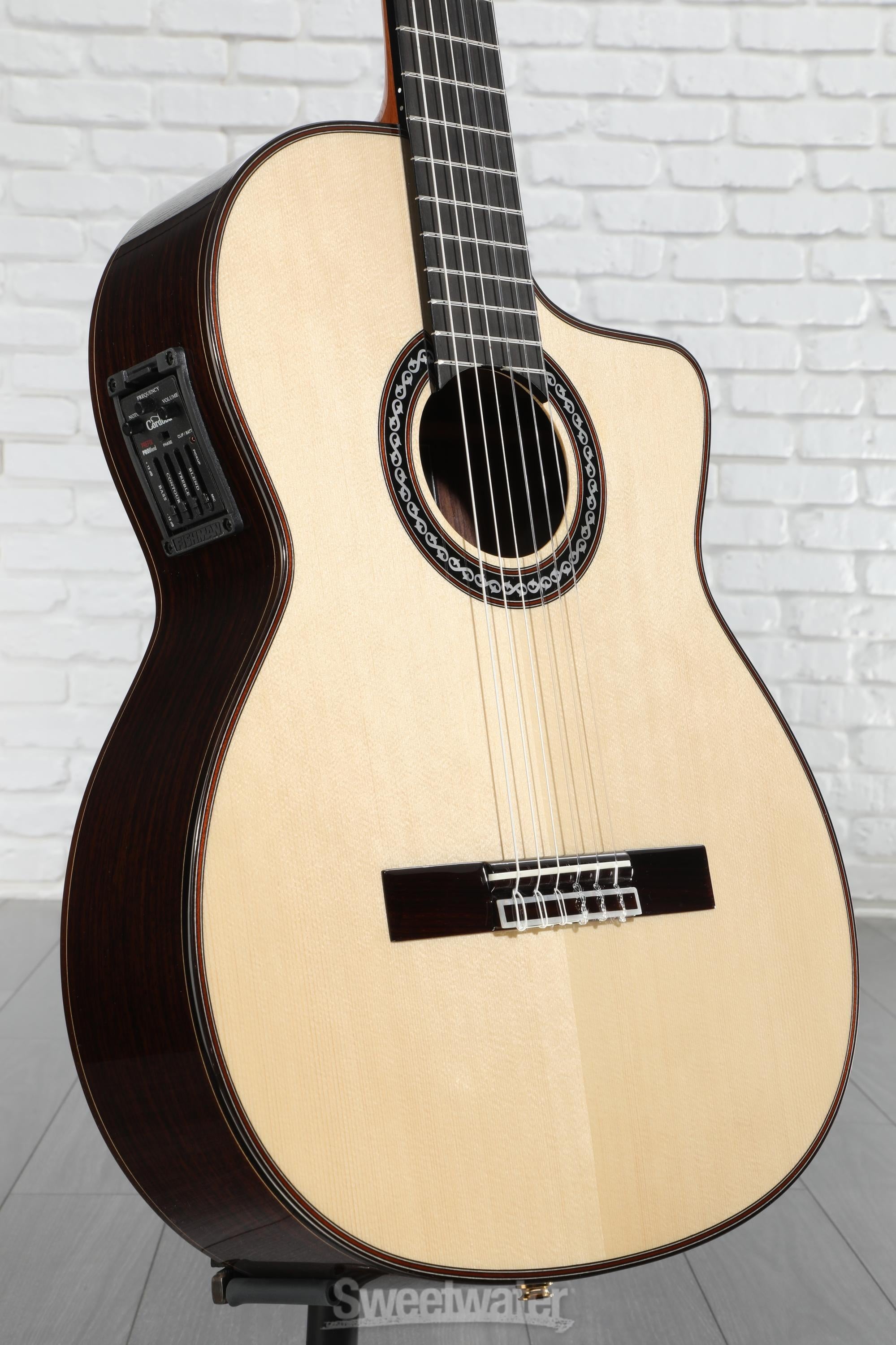 Cordoba GK Pro Negra Nylon String Acoustic-Electric Guitar