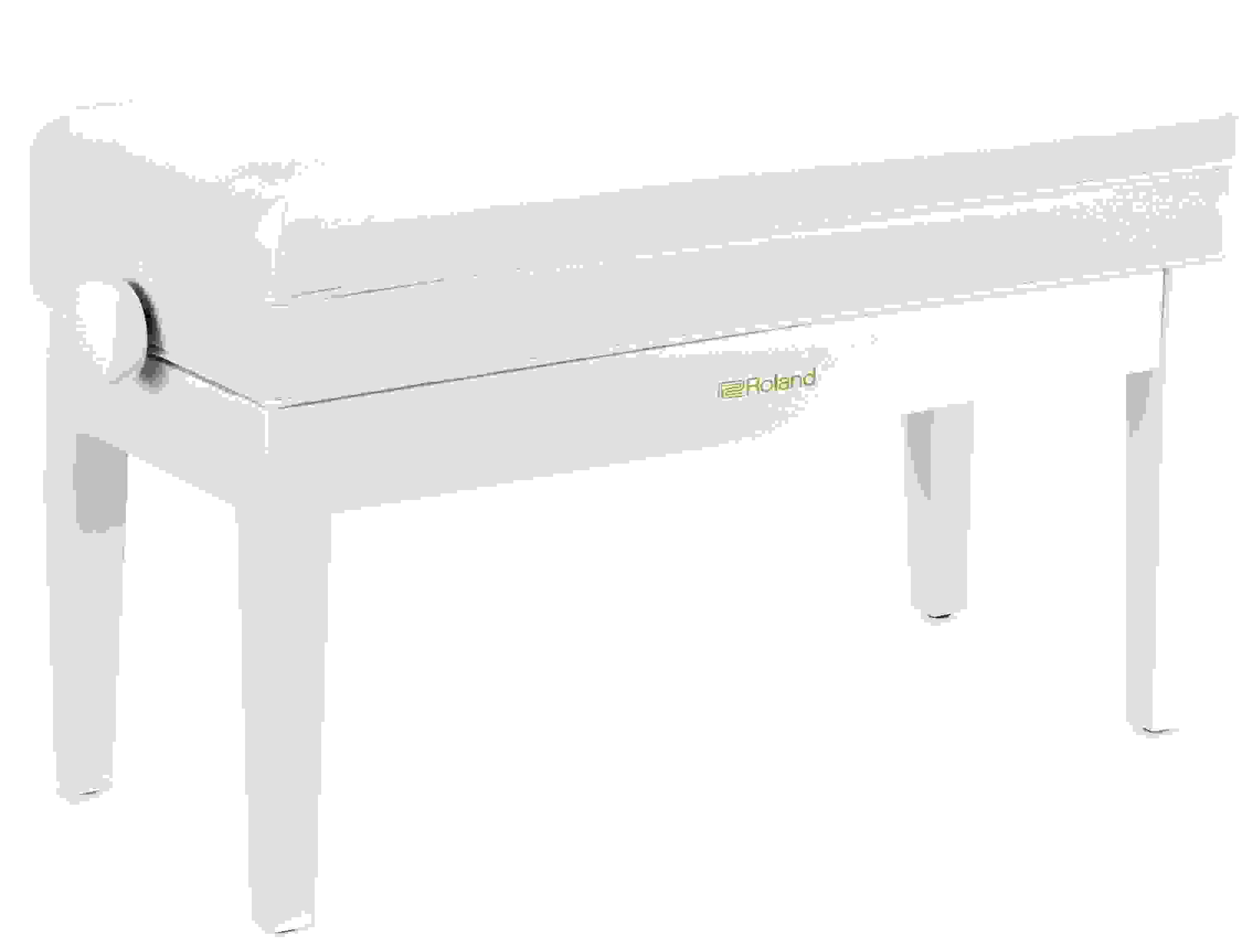 Roland RPB-D400PW Adjustable Duet Piano Bench - Polished White