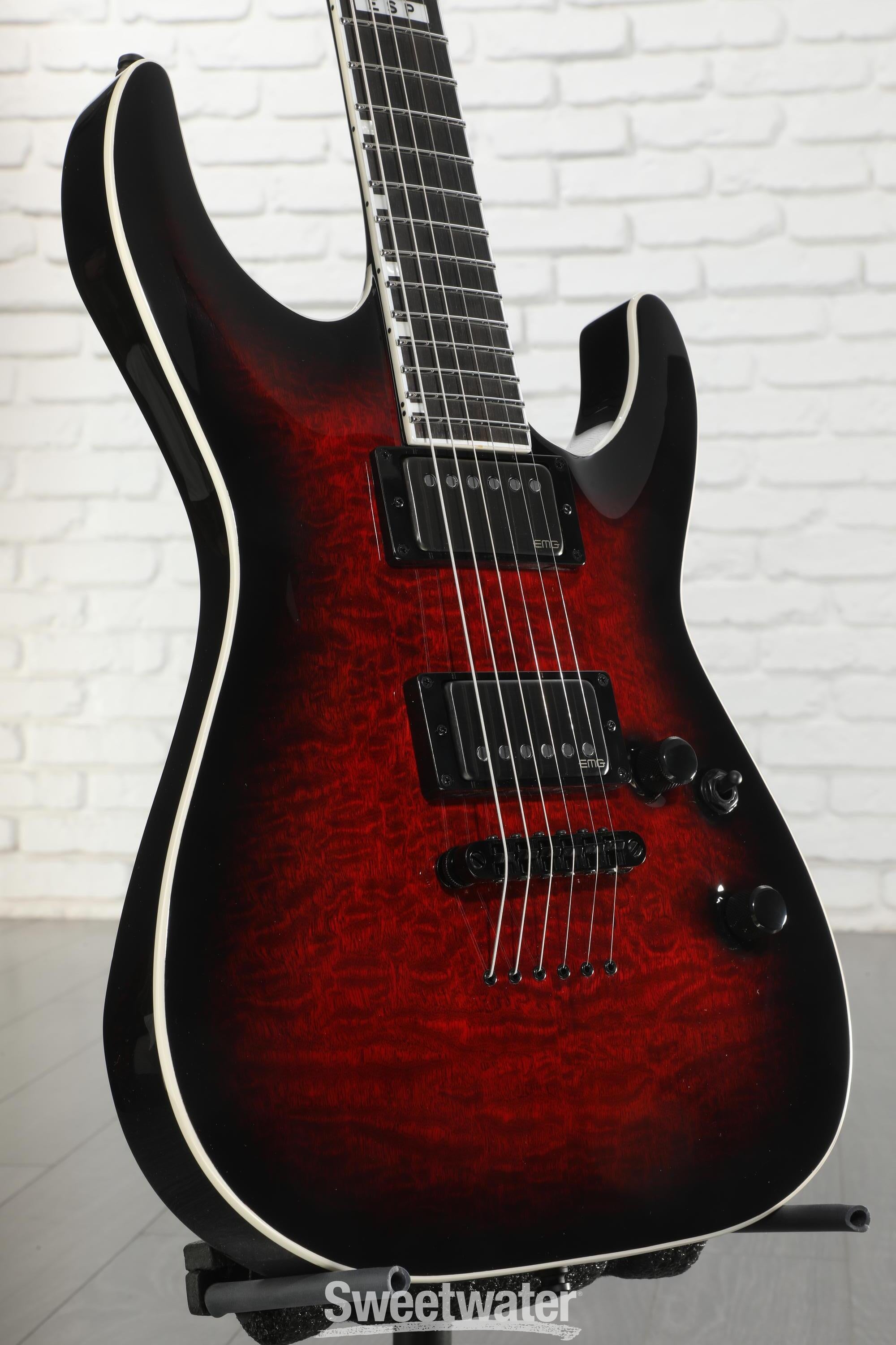 ギター ESP E-II HORIZON NT-II ESP E-II Horizon NT-II Electric Guitar See-Thru Black Cherry