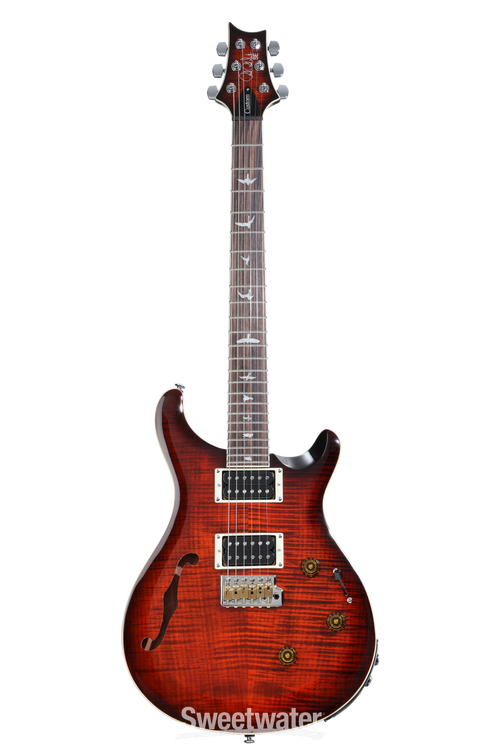 PRS SEカスタム24 Amazon.com: PRS SE Custom 24 Semi-Hollow Piezo, Charcoal