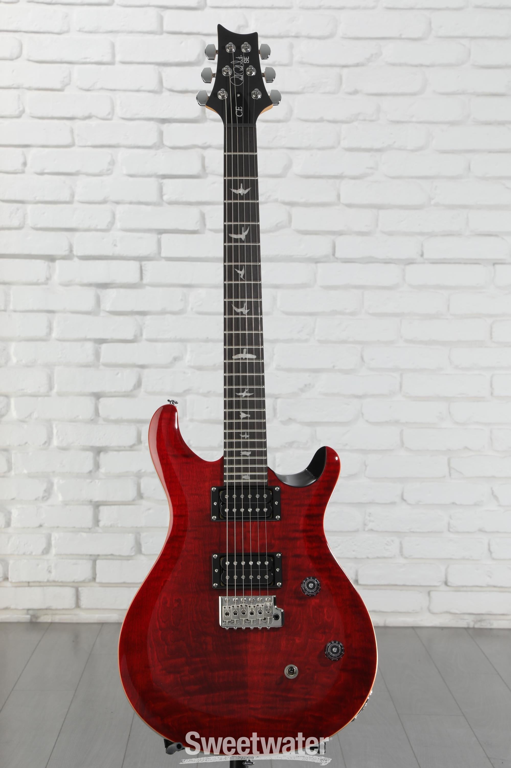 ギター PRS SE CE24 Black Cherry PRS SE CE 24 Standard Electric Guitar - Black Cherry