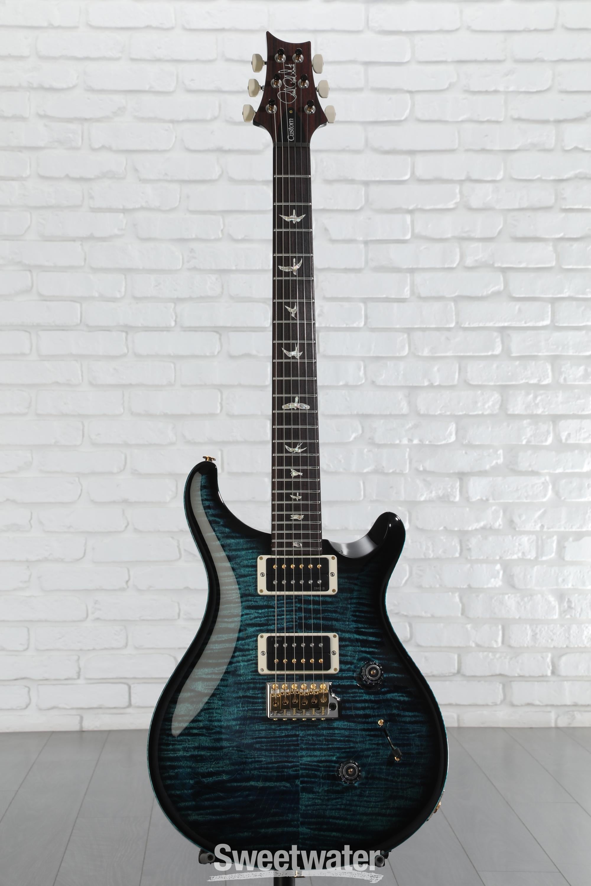 ギター PRS Custom 24-08 10top charcoal burst PRS Custom 24 10-Top Electric Guitar - Charcoal Burst