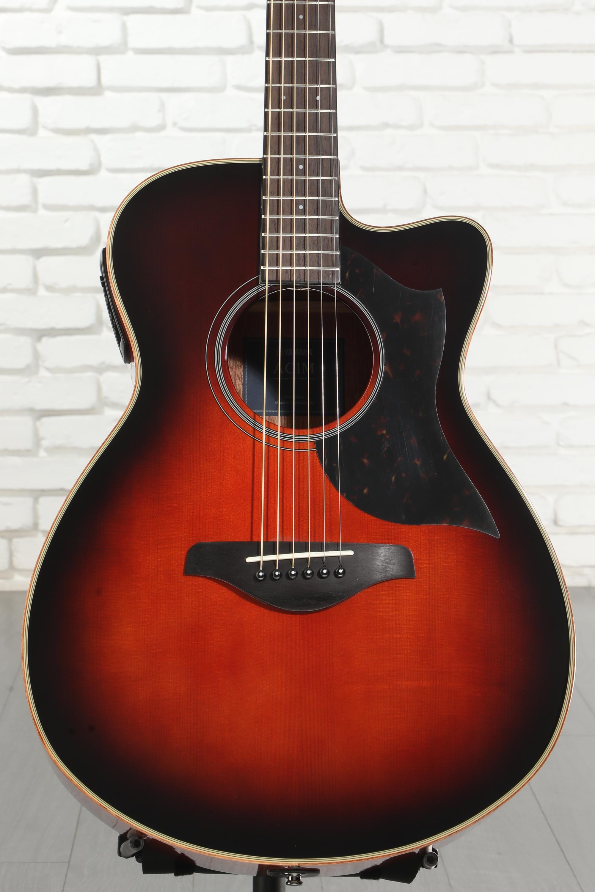 Yamaha AC1M Concert Cutaway Acoustic-electric Guitar - Tobacco