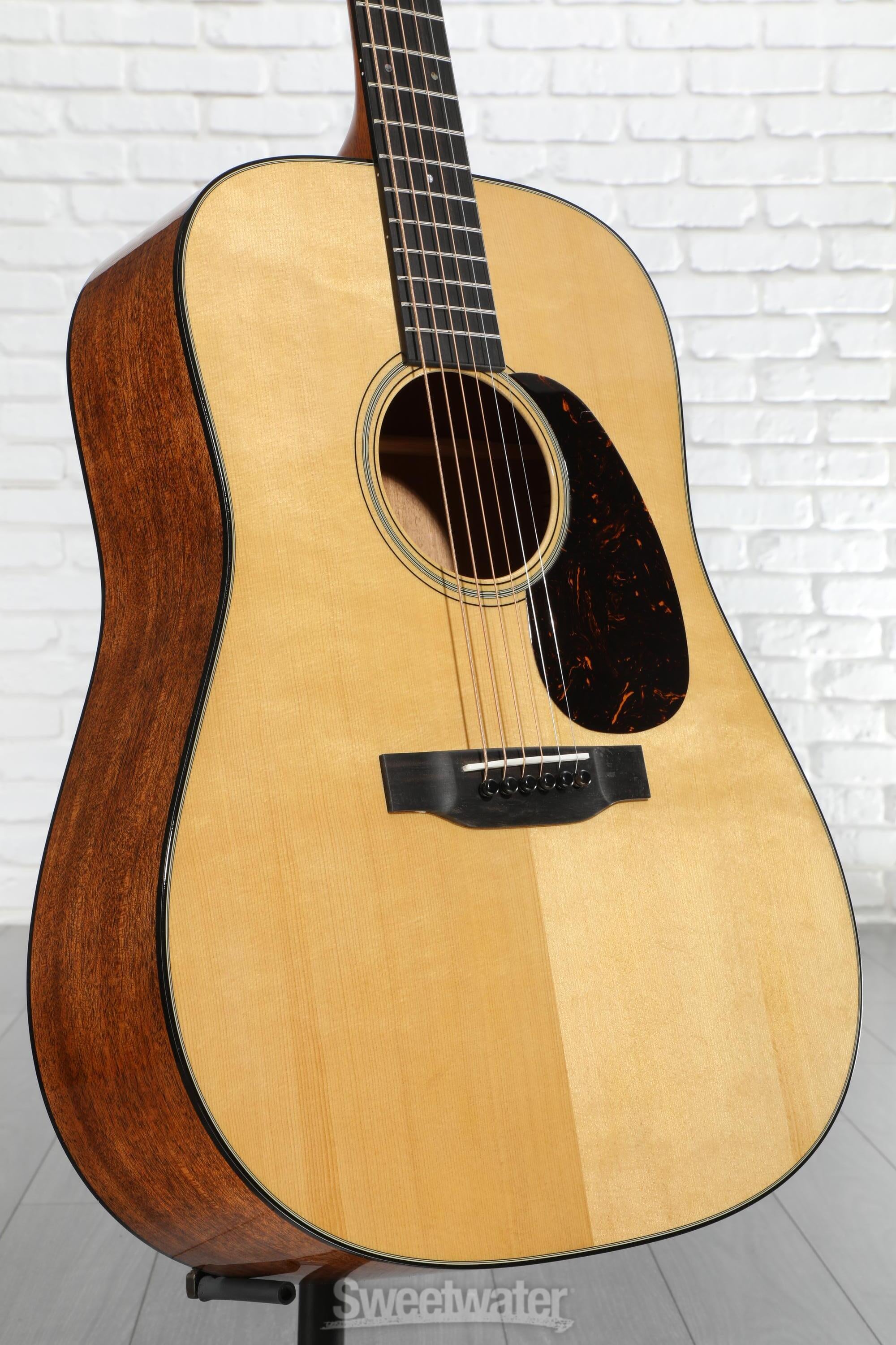 Martin D-18 Standard Series Acoustic Guitar - Natural with Aging