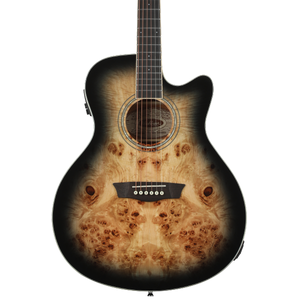 Washburn WCG187CE Comfort Select 7-string Grand Auditorium - Black Washburn WCG187CE Comfort Select 7-string Grand Auditorium - Black