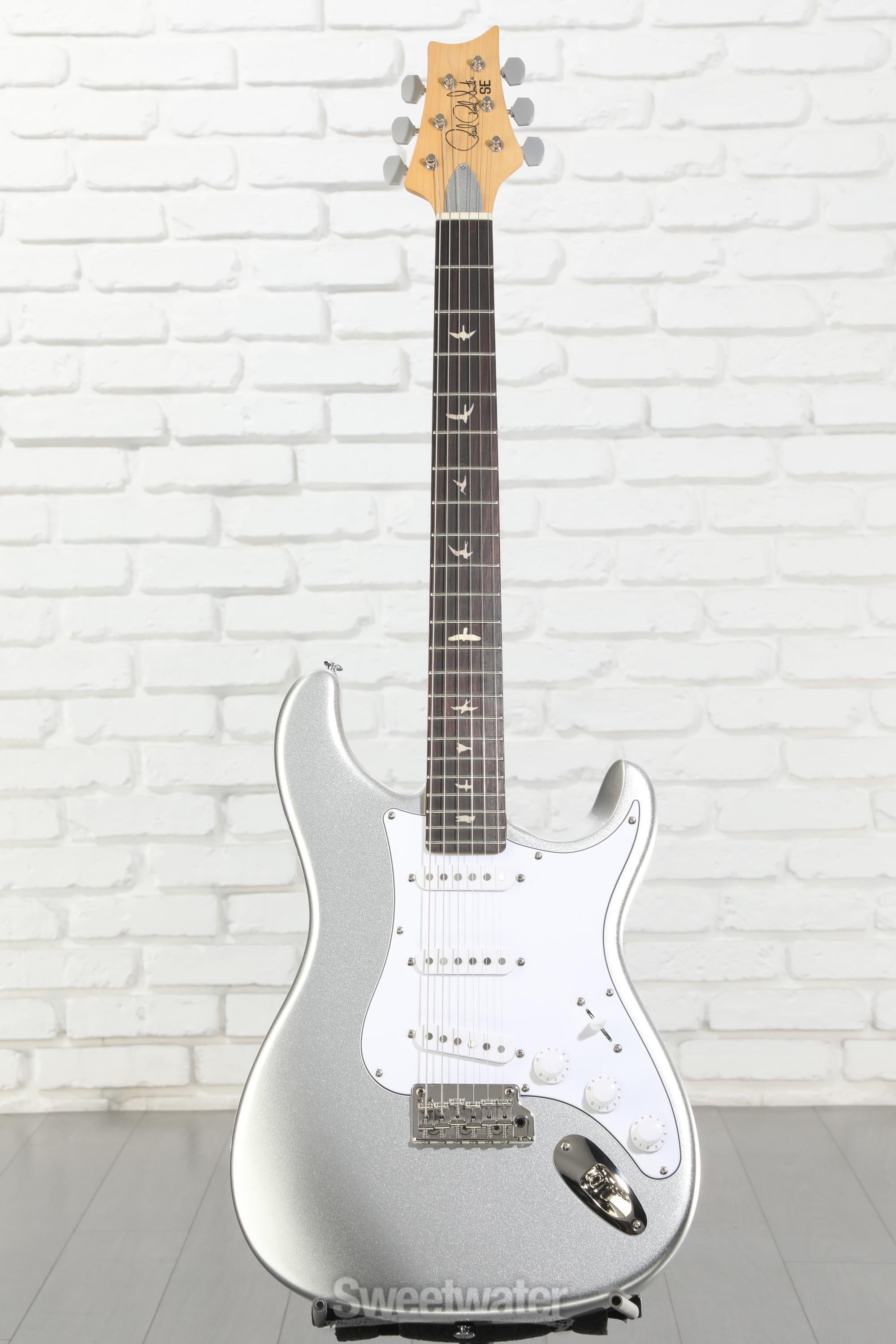ギター PRS SE SilverSky PRS SE Silver Sky Electric Guitar - Platinum Spark, Sweetwater