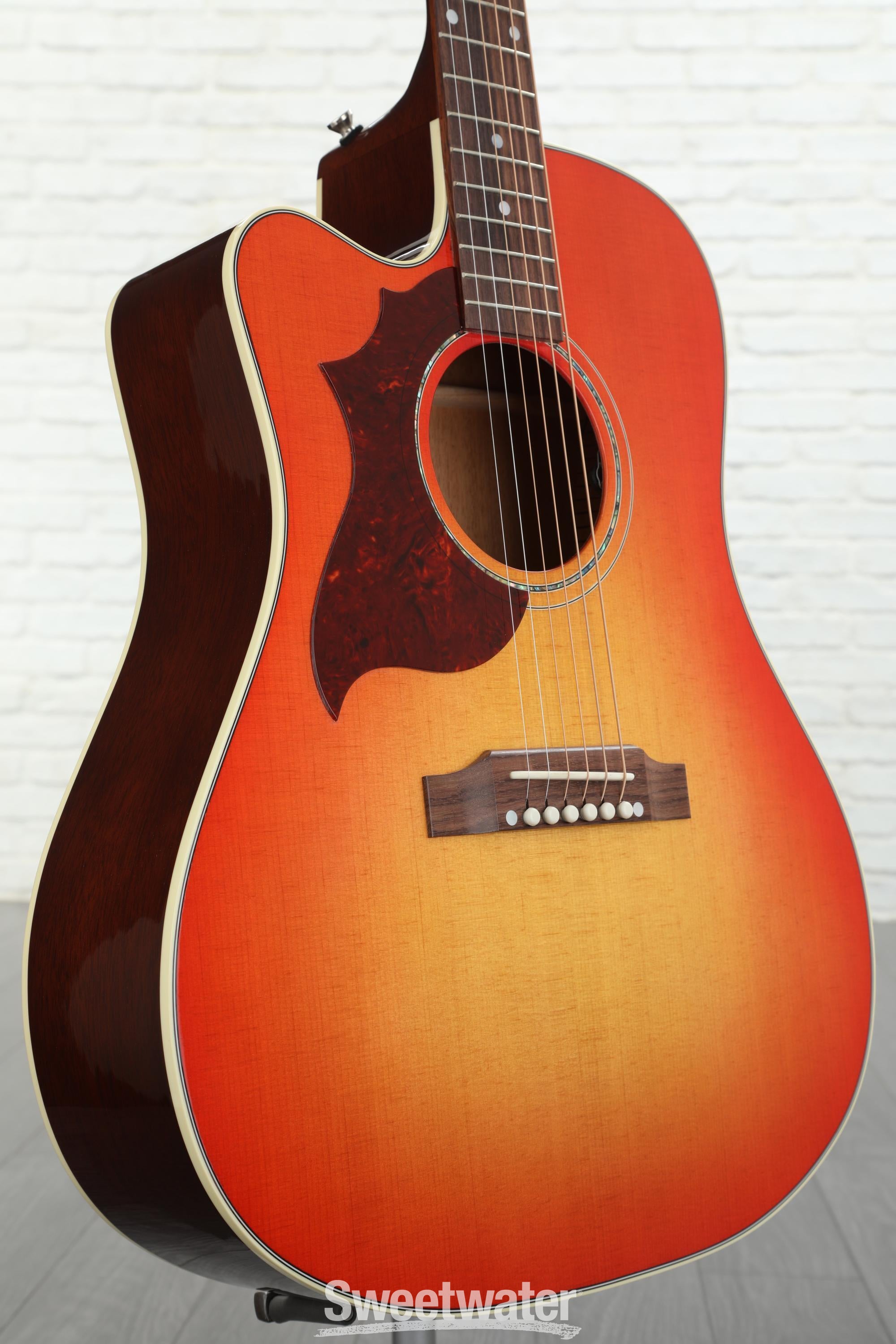 Gibson Acoustic Hummingbird M Mahogany Left-handed - Light Cherry Burst