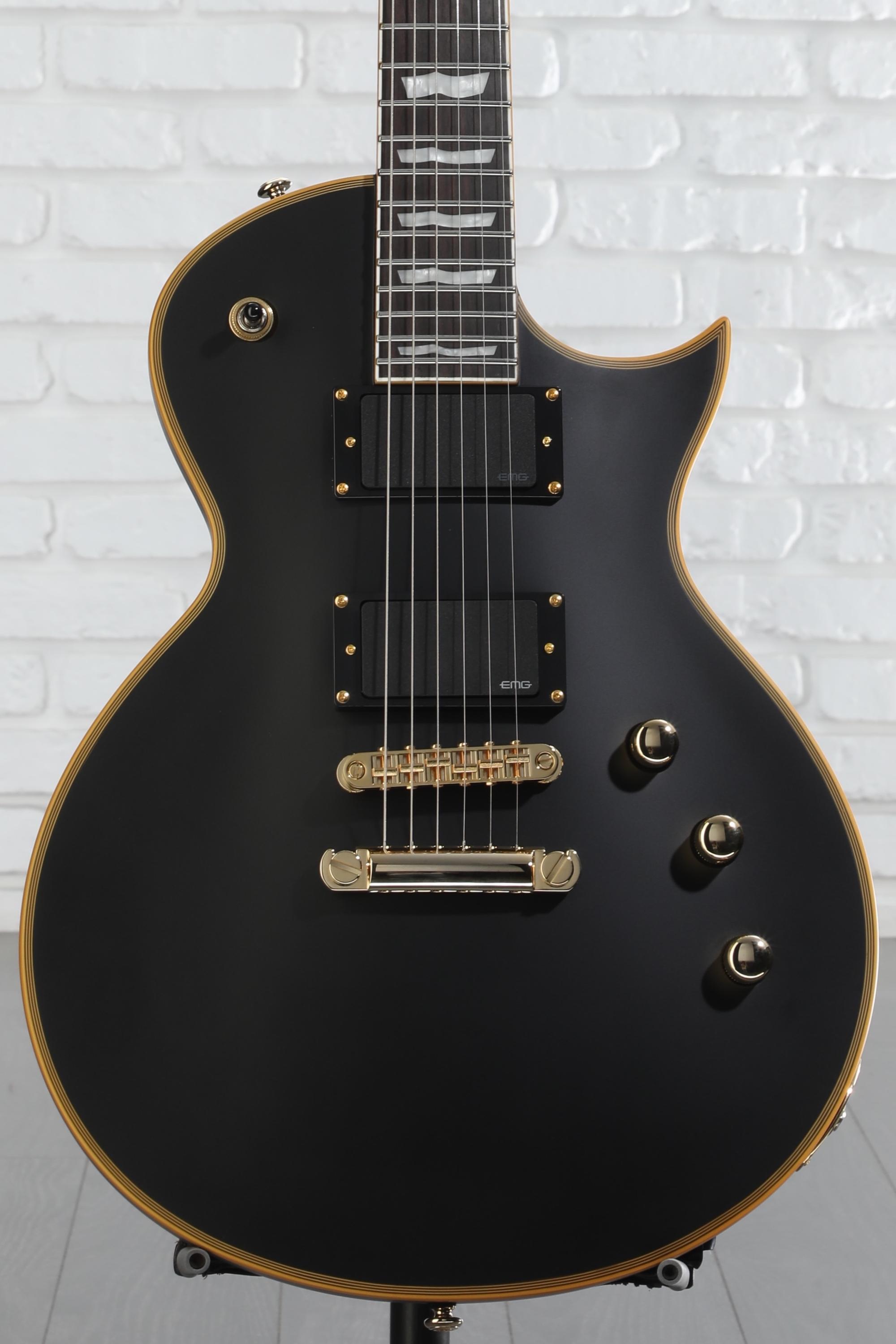 ltd ec1000 deluxe ビンテージブラック ESP LTD Deluxe EC-1000 Black Guitar B-Stock 1918 - EC-1000