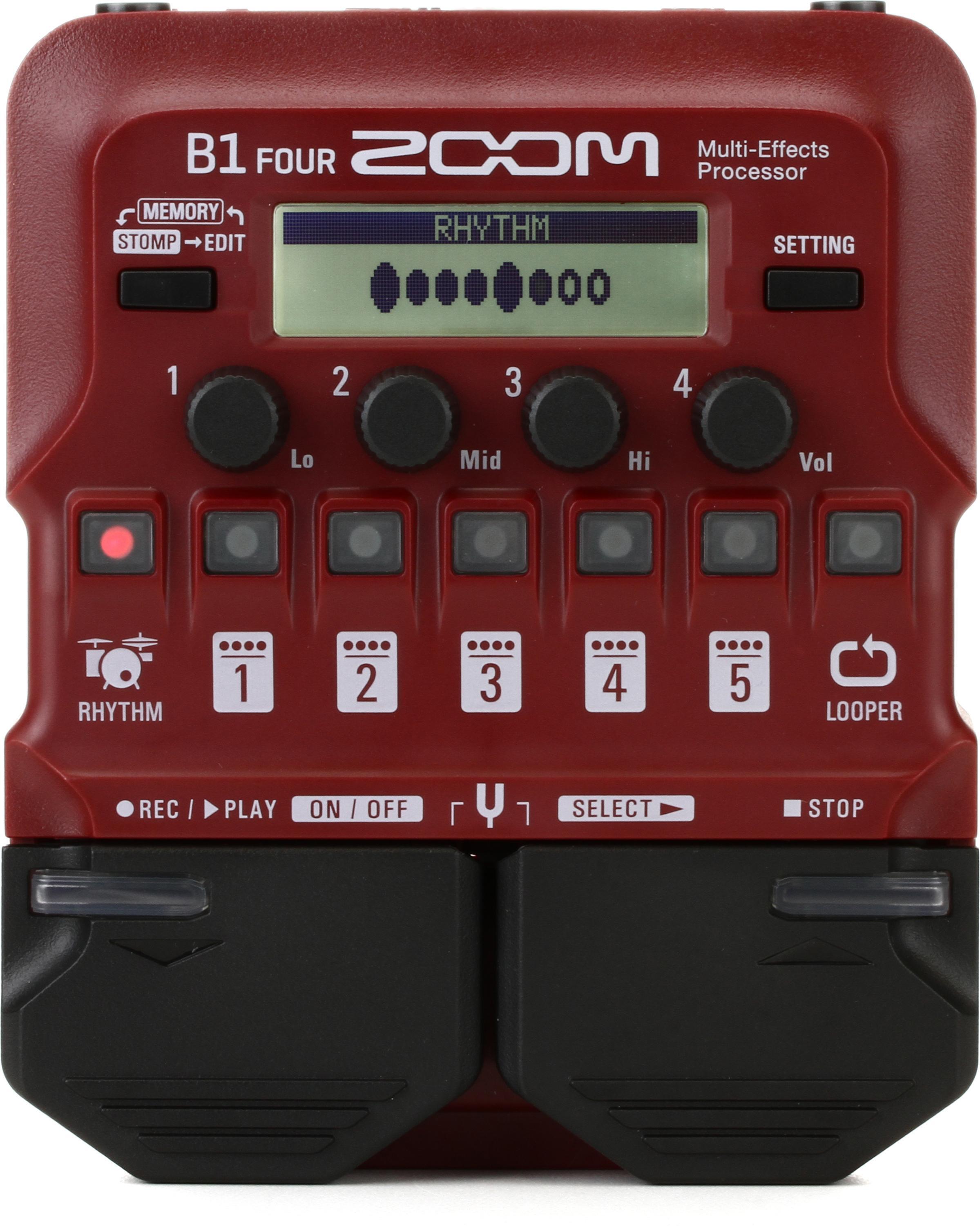 ZOOM B1 FOUR Multi-Effects Processor