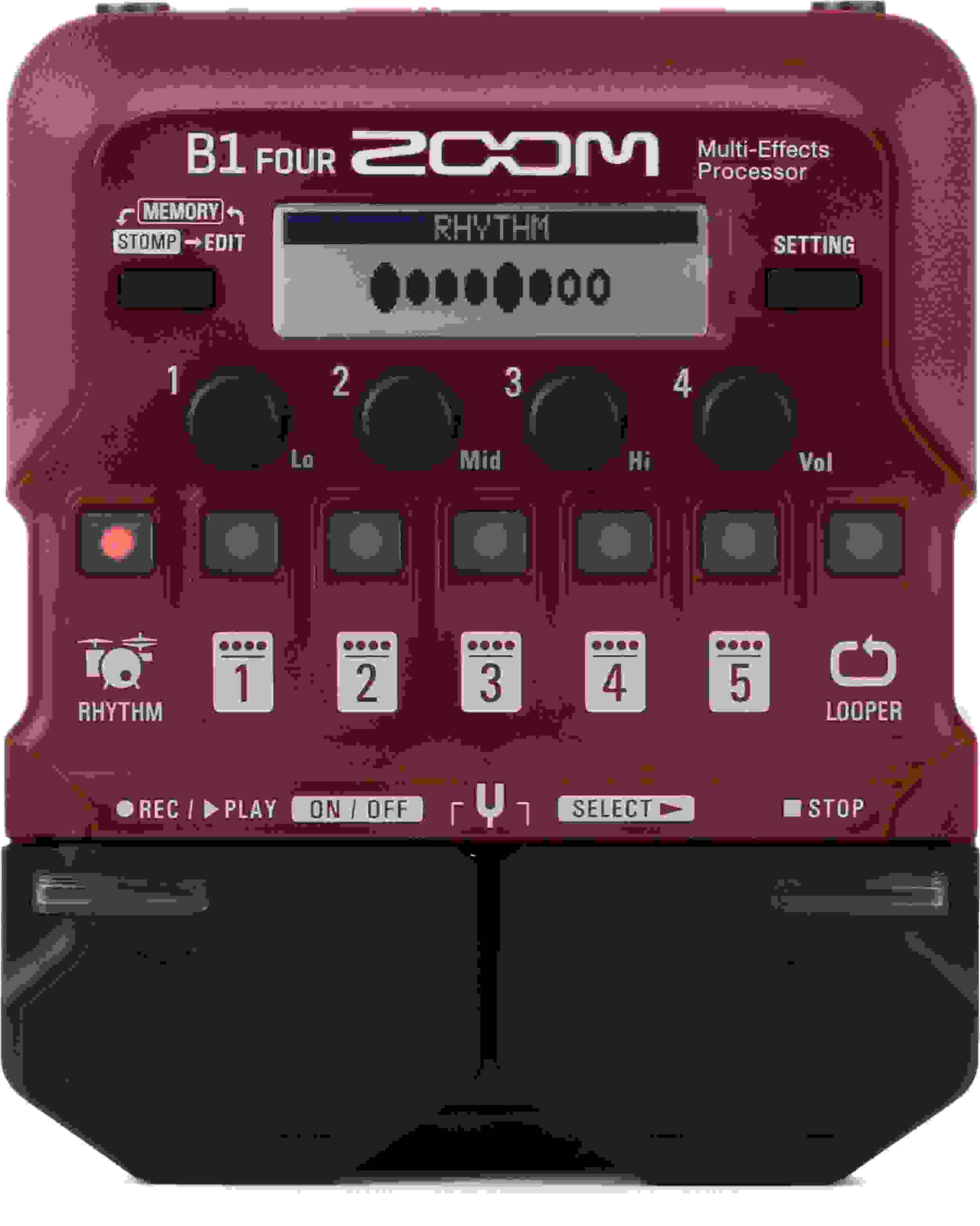 Zoom B1 FOUR Bass Multi-effects Processor | Sweetwater