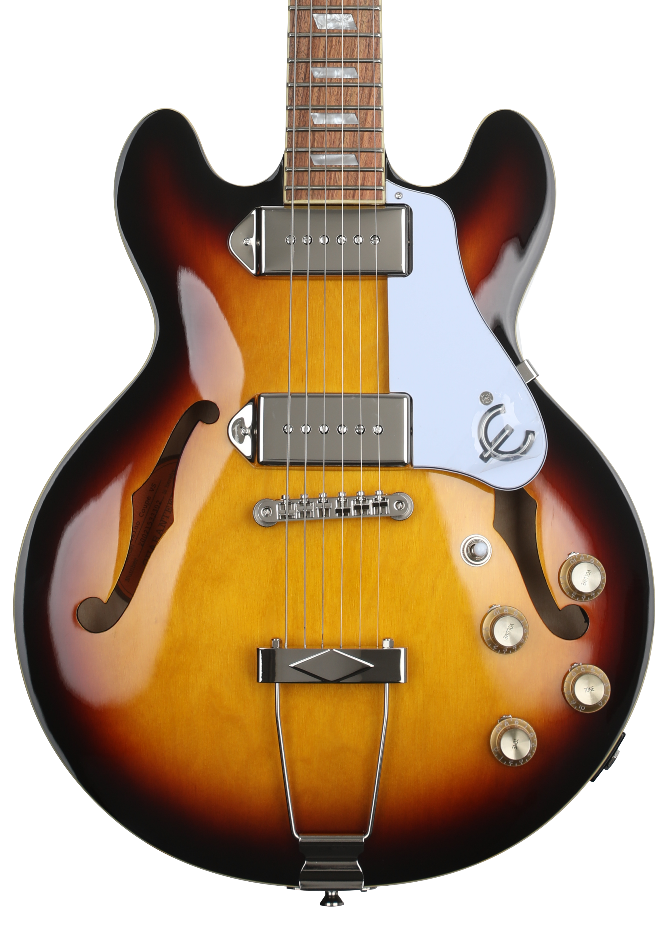 Epiphone Casino Coupe Hollowbody Electric Guitar - Vintage Sunburst |  Sweetwater