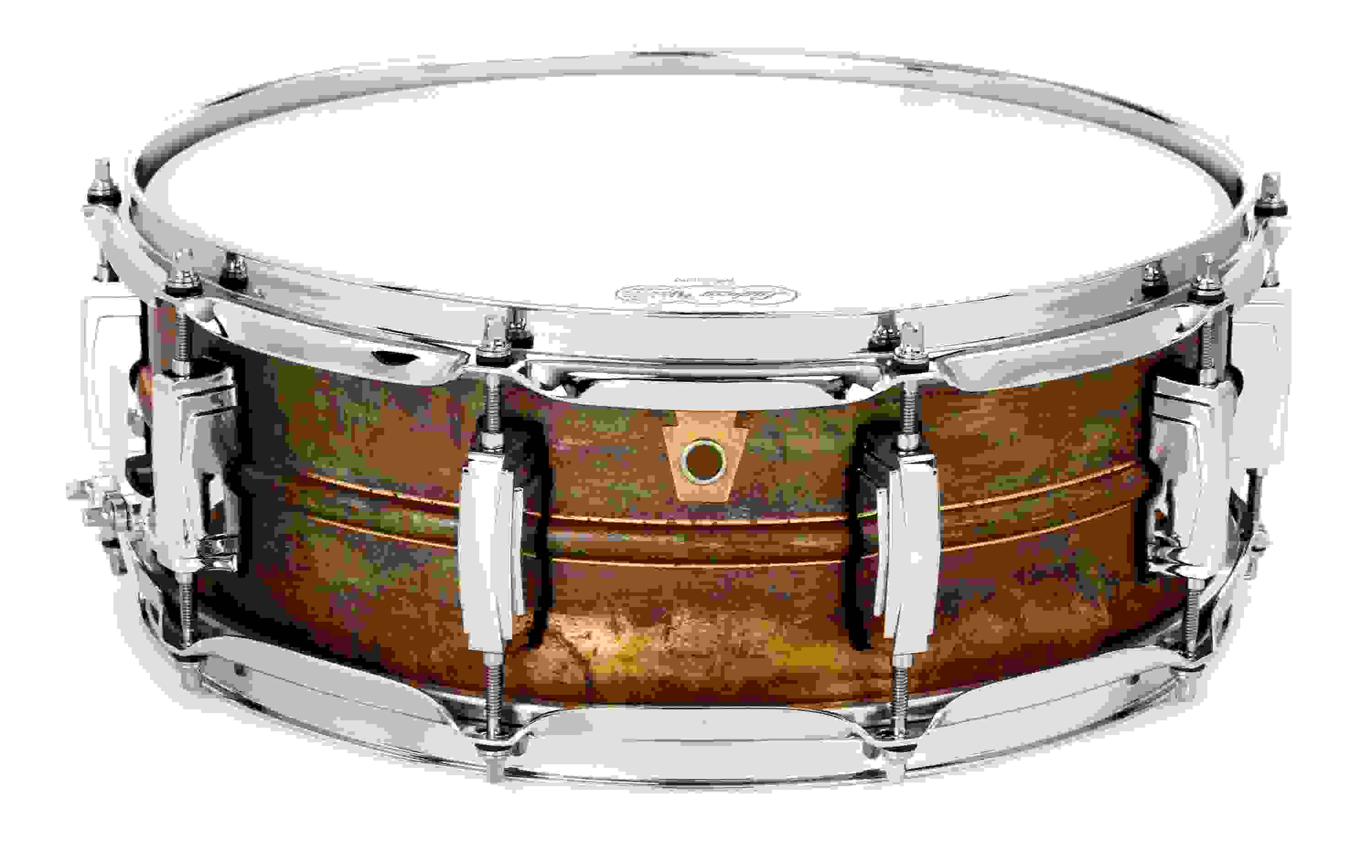 Ludwig Raw Brass Snare Drum - 5 x 14-inch - Raw Patina