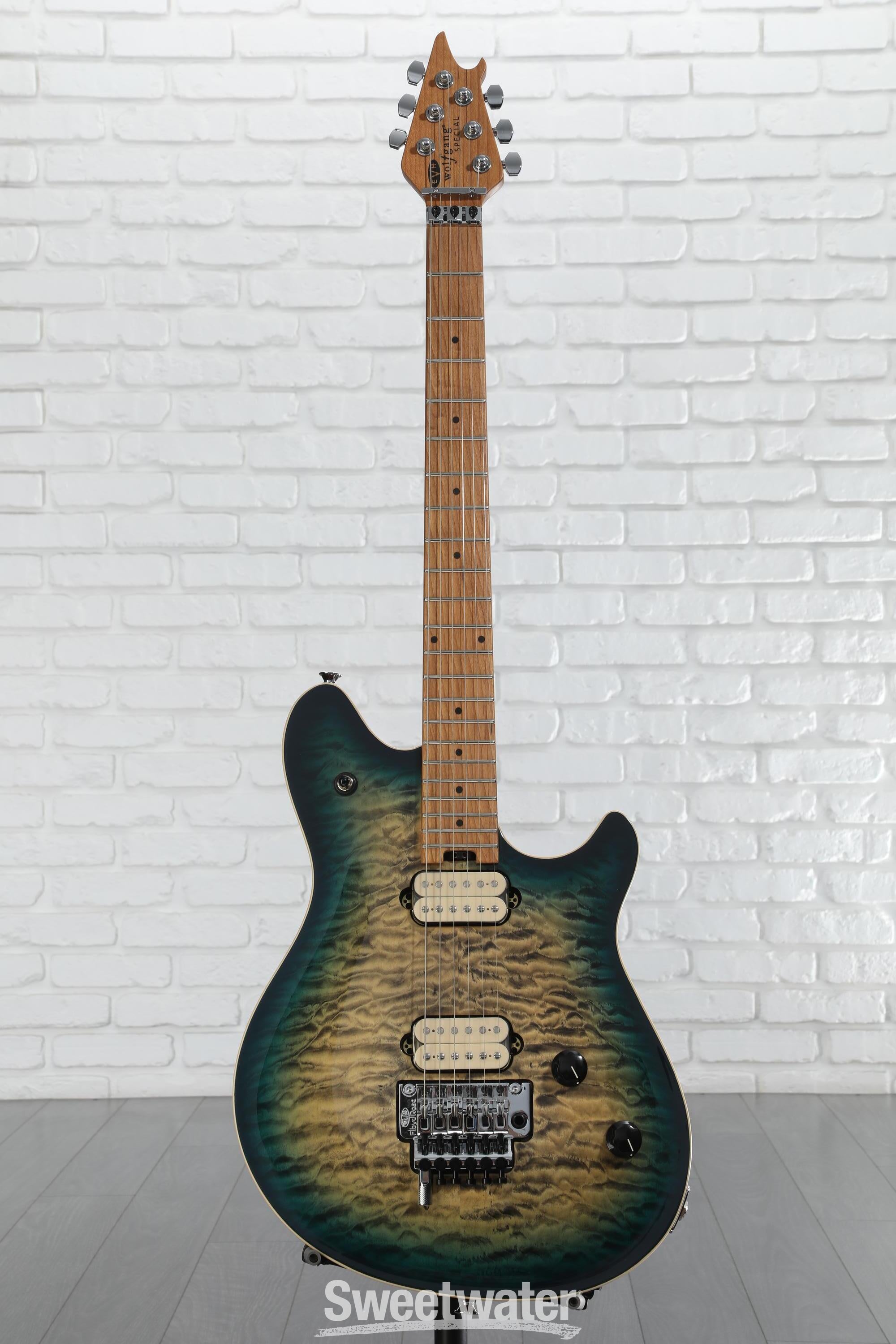 EVH Wolfgang Special QM Electric Guitar - Indigo Burst