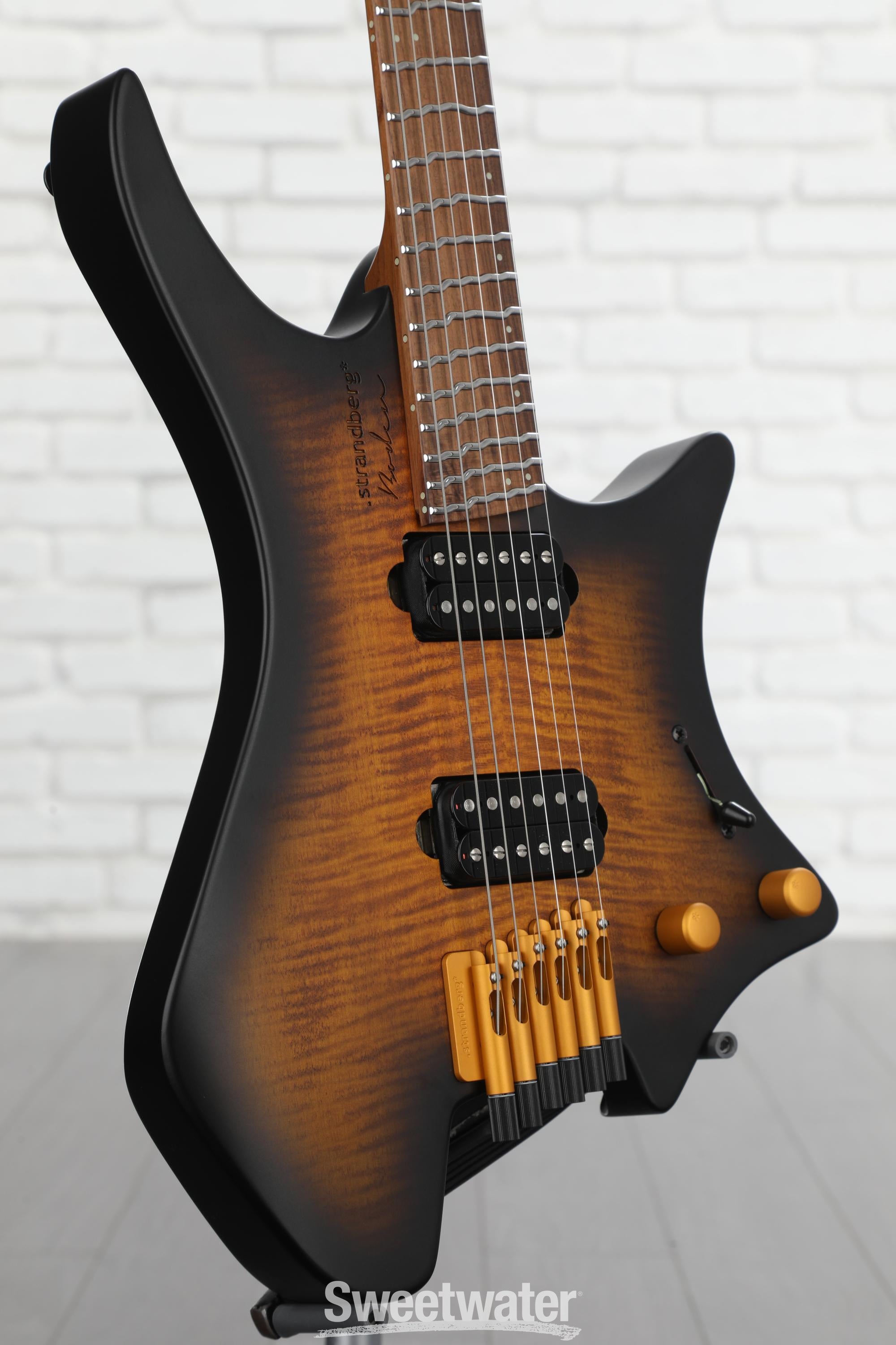 ギター Strandberg Boden HSS Quilt Bengal Burst Strandberg Boden Standard 6 Tremolo Maple Quilt Bengal Burst