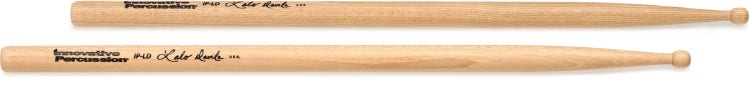 Innovative Percussion IP-LD Lalo Davila Concert Snare Drumsticks - Hickory - Barrel Shaped Bead