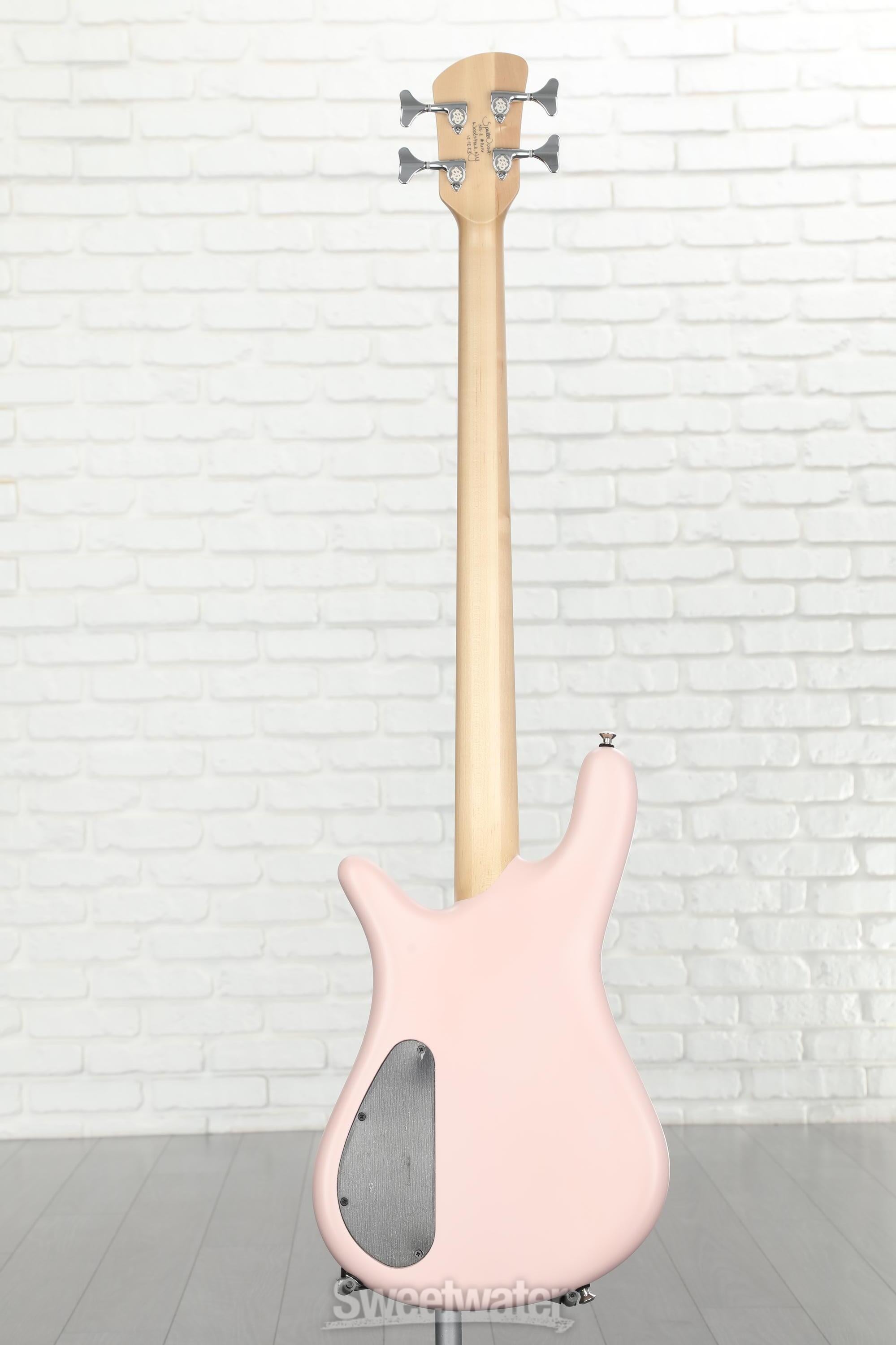 Spector USA NS-2 Electric Bass Guitar - Shell Pink, Sweetwater Exclusive