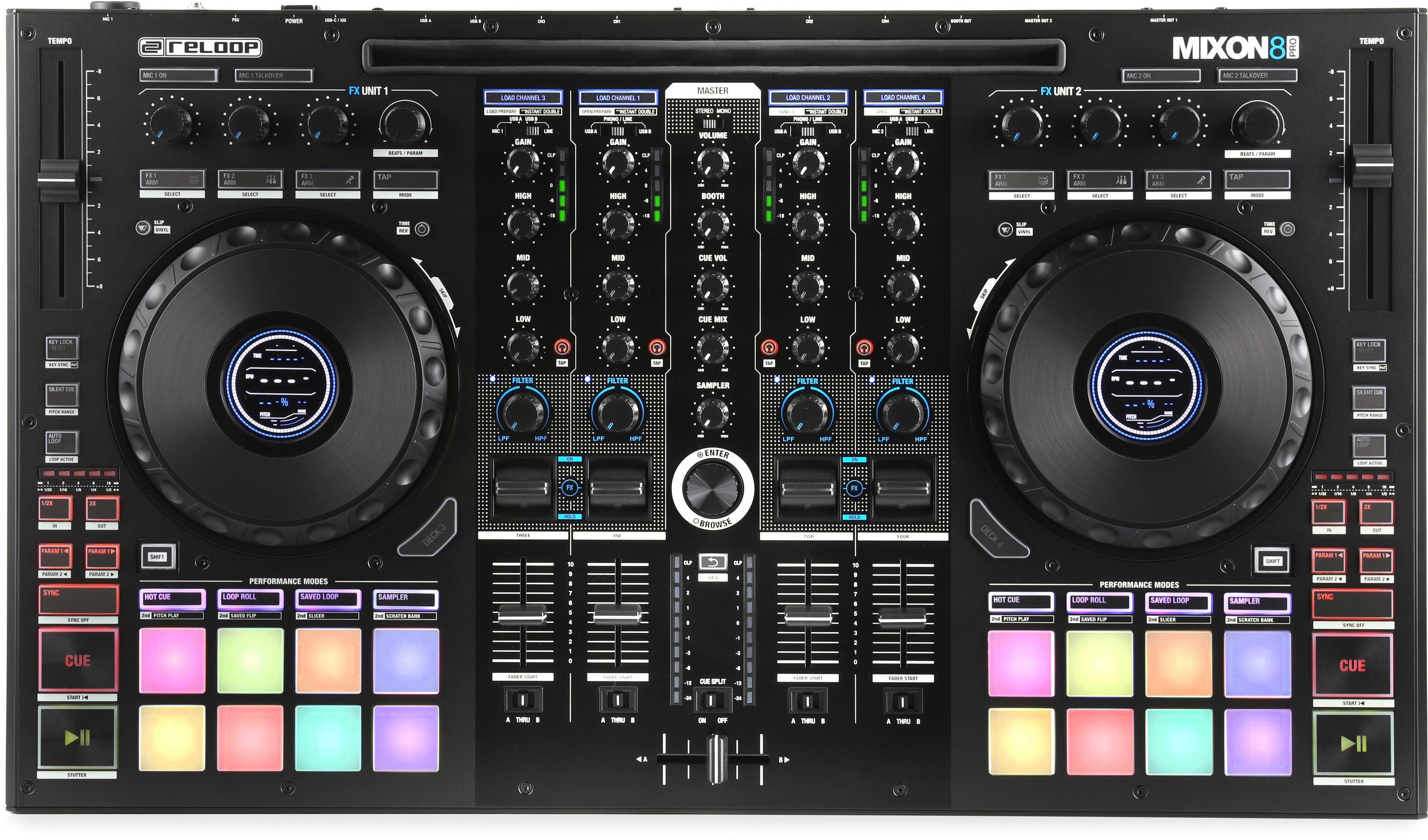 Reloop Showcases BRAND NEW Mixon 8 Pro 4 Channel Serato DJ