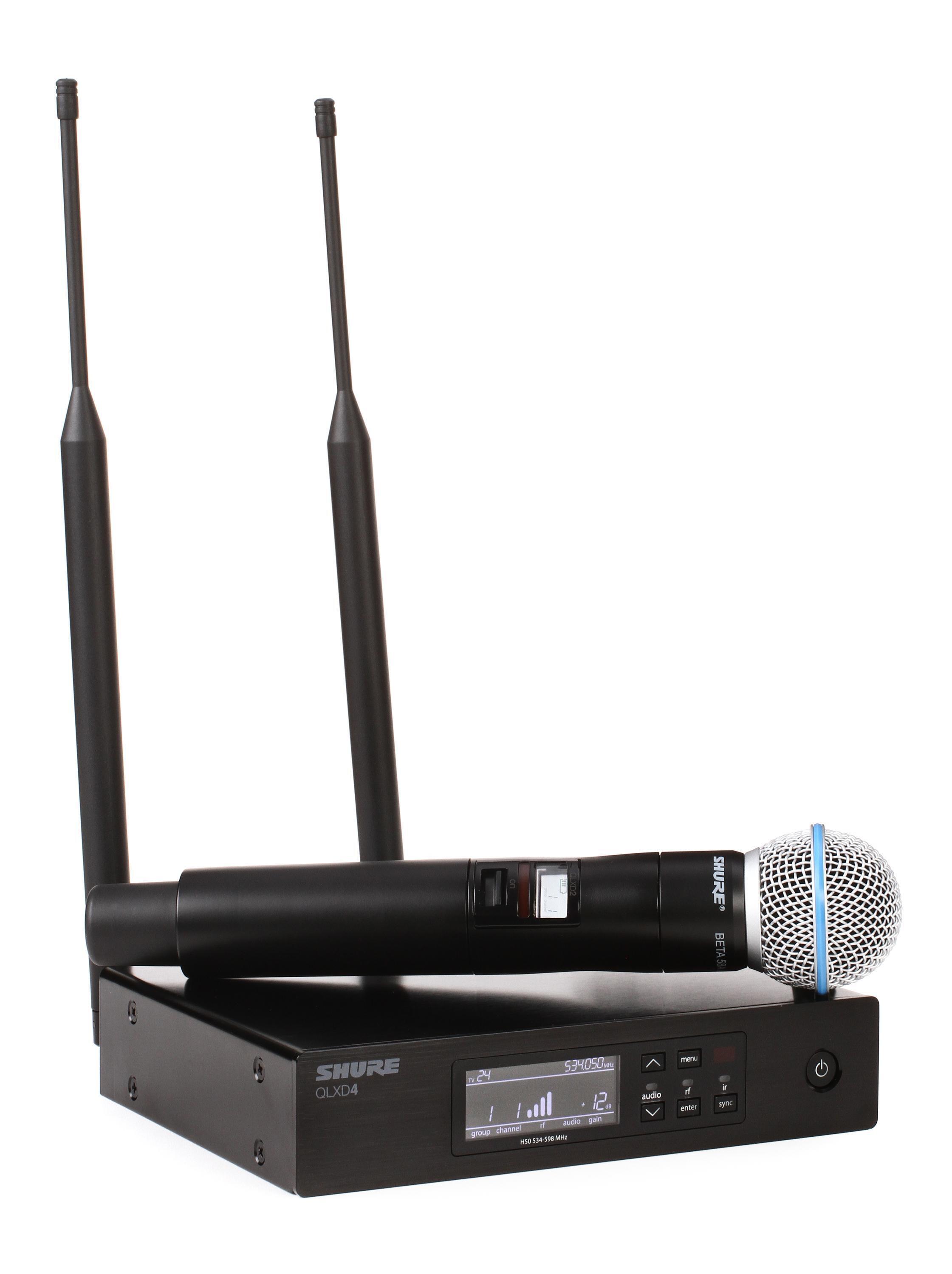 SHURE GDXD4 BETA58A ボーカルワイヤレスシステム Shure ULX-D Digital Wireless Handheld Microphone ULXD24/B58=-G50