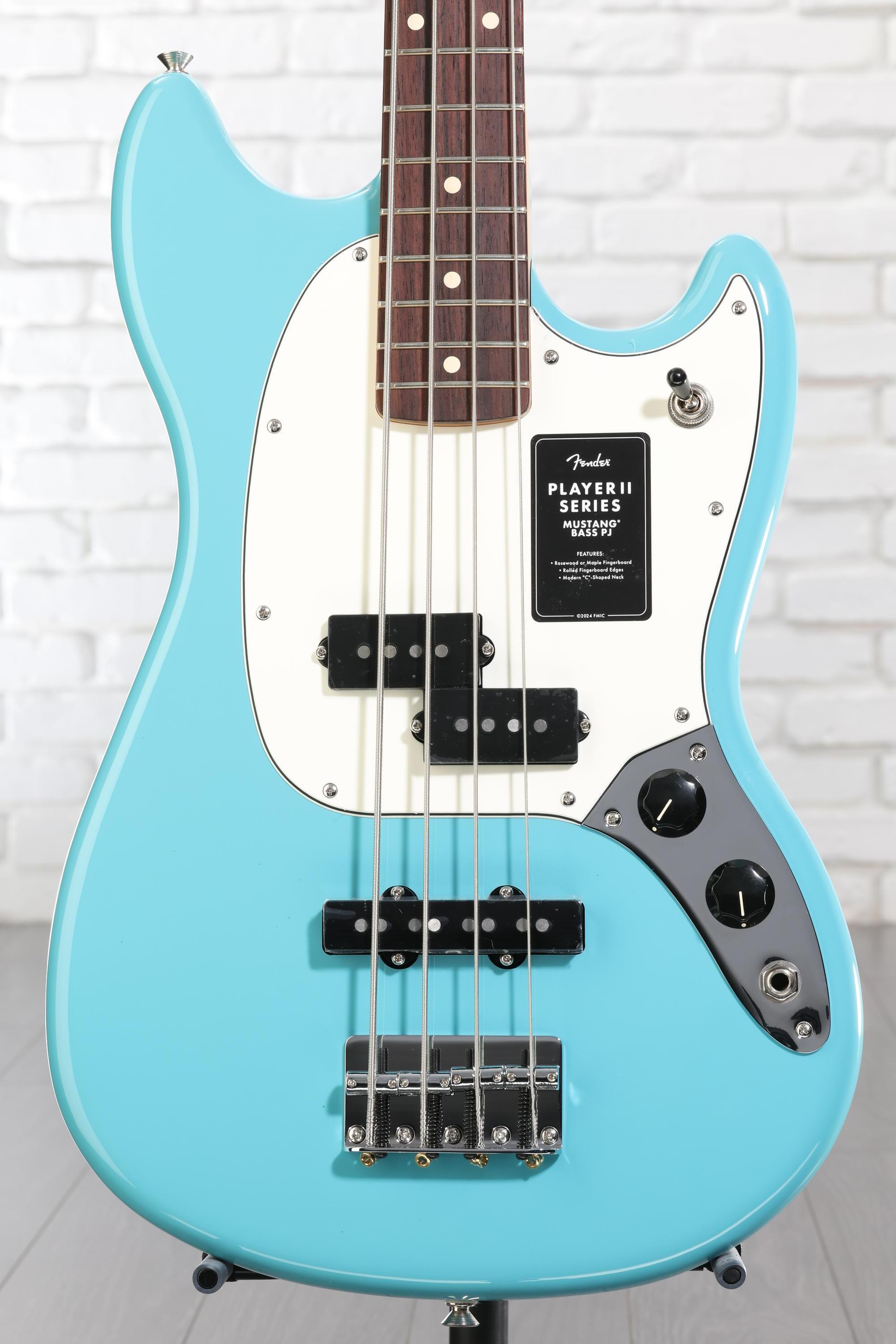 Fender Player II Mustang Bass PJ - Aquatone Blue with Rosewood