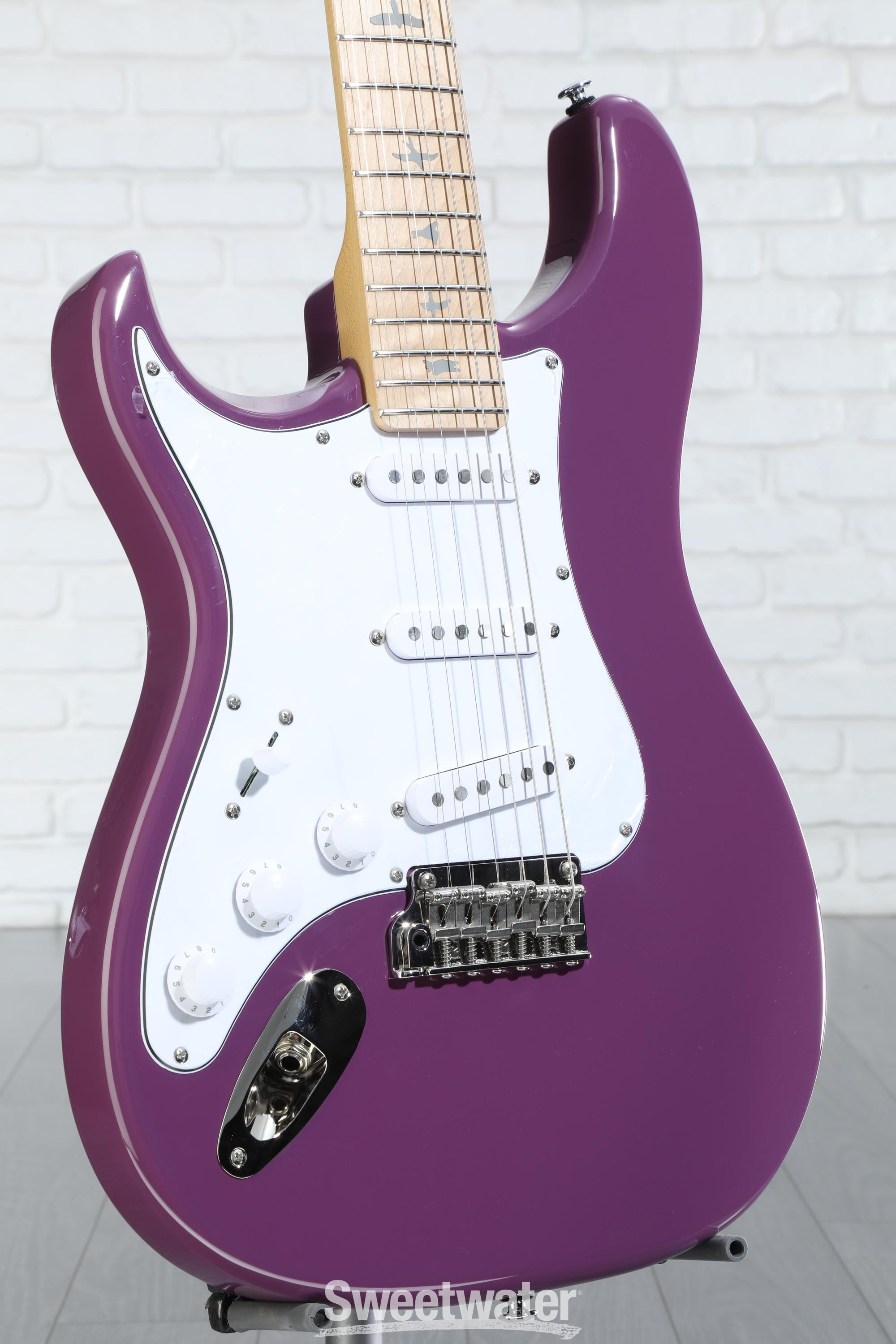PRS SE Silver Sky Left-handed Electric Guitar - Summit Purple with