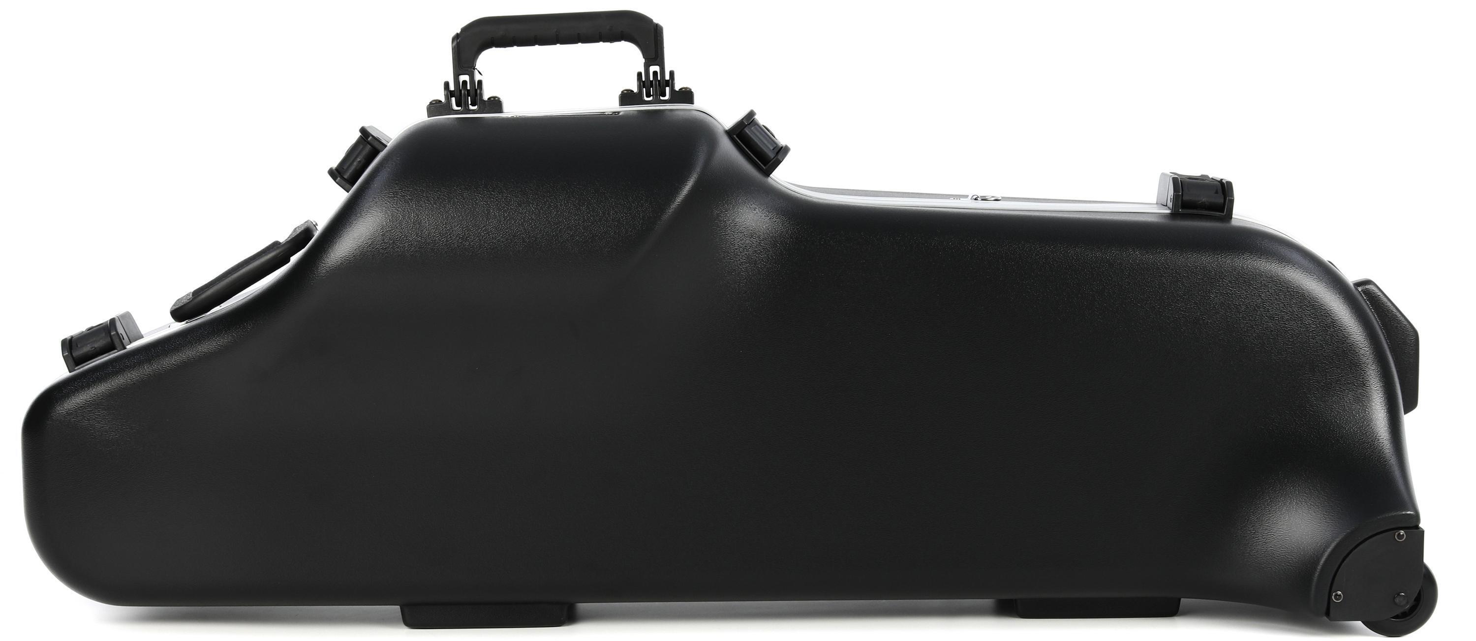 Photo of SKB 1SKB-455W Contoured Pro Baritone Saxophone Case with Wheels
